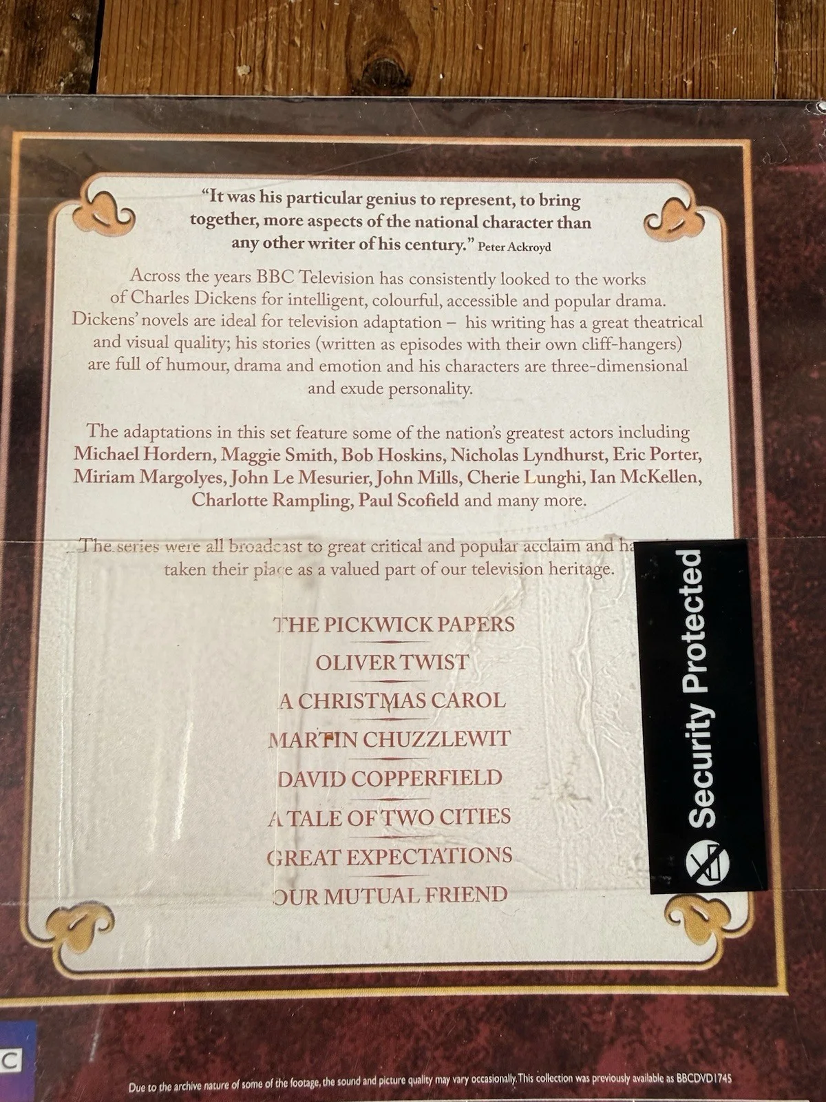 The Charles Dickens Collection Dvd Boxset BBC 12 Discs 2005 NEW SEALED, image 3