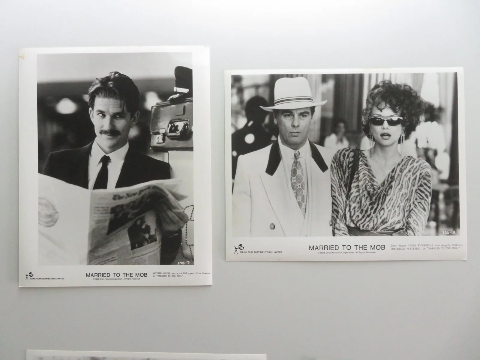 MARRIED TO THE MOB MOVIE STILL PHOTO LOT OF 11 MATTHEW MODINE M. PFEIFFER 1988, изображение 4