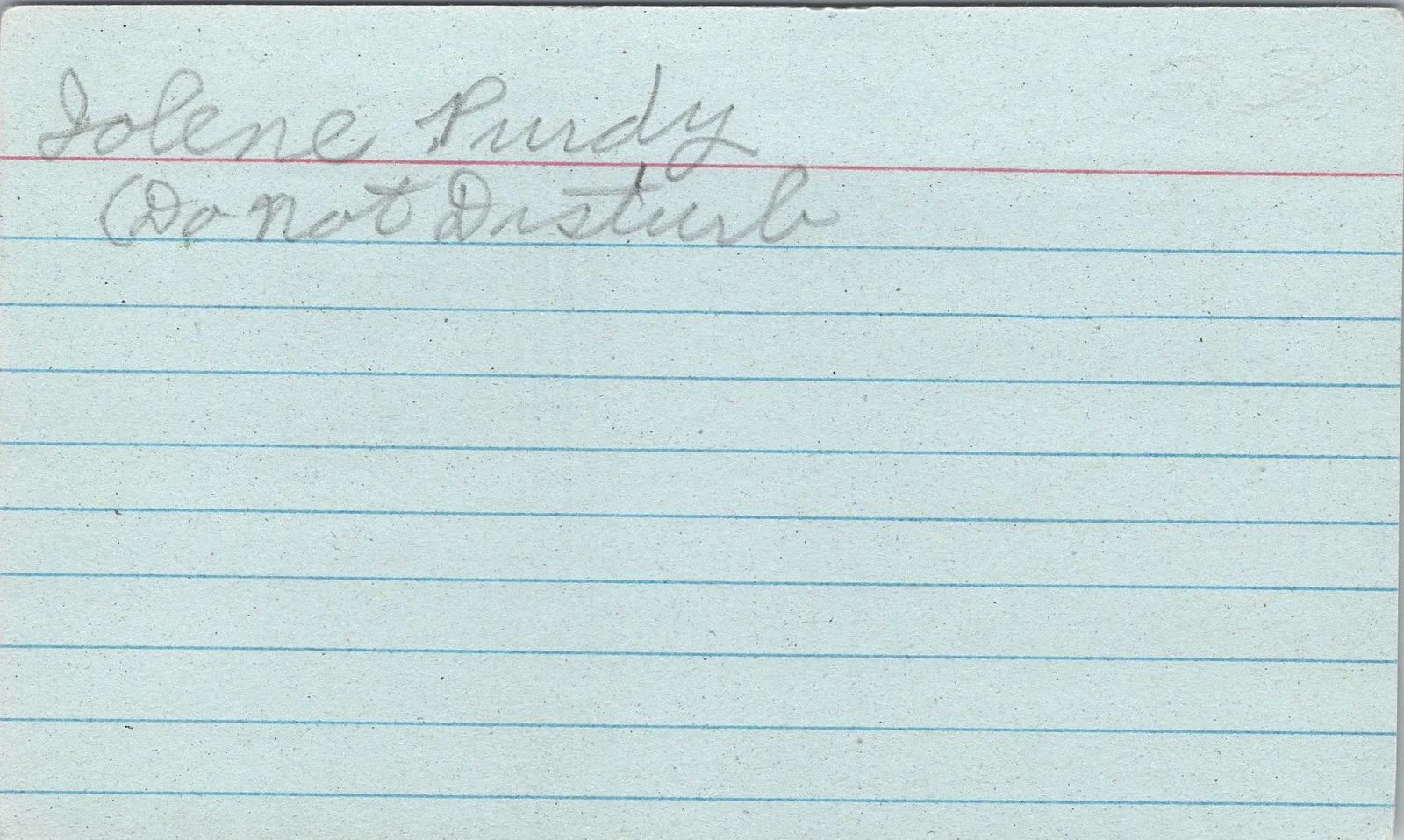 Jolene Purdy — Jolene Purdy Signed 3x5 Index Card Orange is the New Black Autographed, изображение 2