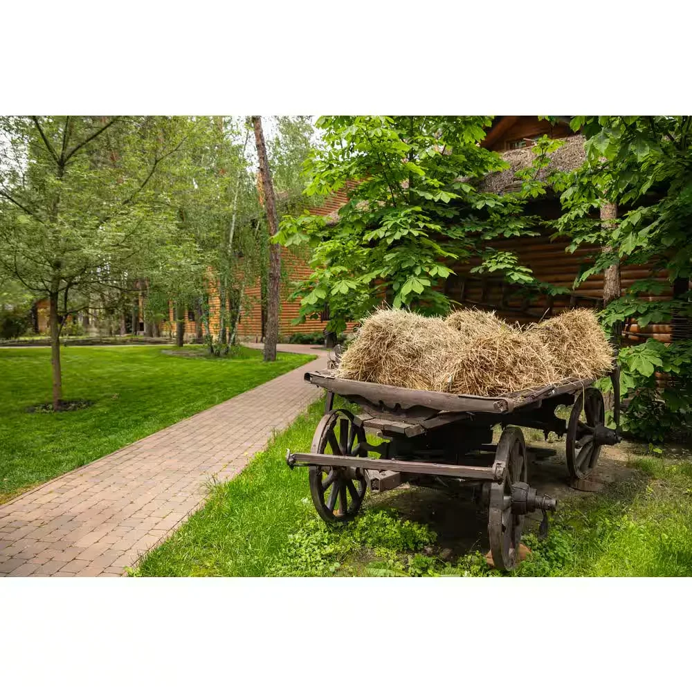 Straw Bale Full Size 40 lb Garden Mulch Animal Bedding Lawn Seeding, изображение 2