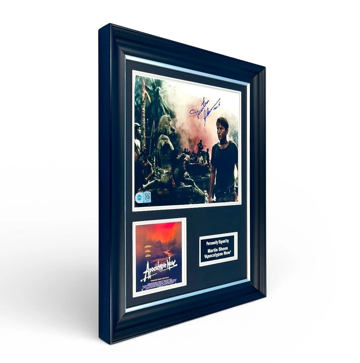 Martin Sheen Signed Photo Framed & SWAU COA Apocalypse Now Movie Poster Auto, изображение 2