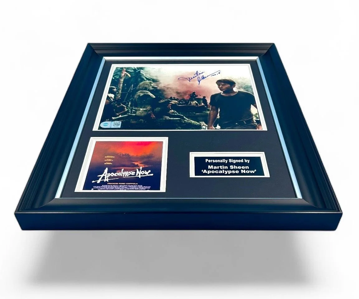 Martin Sheen Signed Photo Framed & SWAU COA Apocalypse Now Movie Poster Auto, изображение 4
