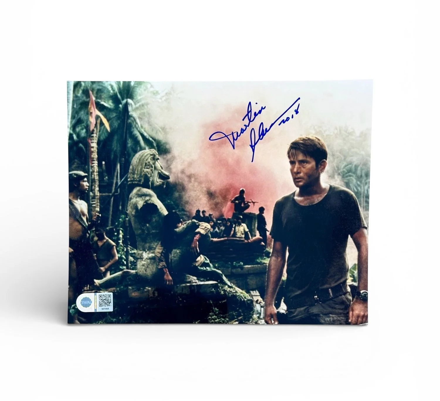Martin Sheen Signed Photo Framed & SWAU COA Apocalypse Now Movie Poster Auto, изображение 5