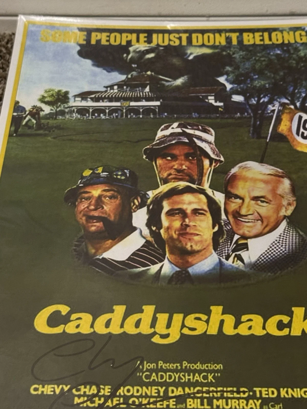 Chevy Chase — Chevy Chase Signed "Caddyshack" 11x17 Movie Poster Photo 5 Star Cert, изображение 5