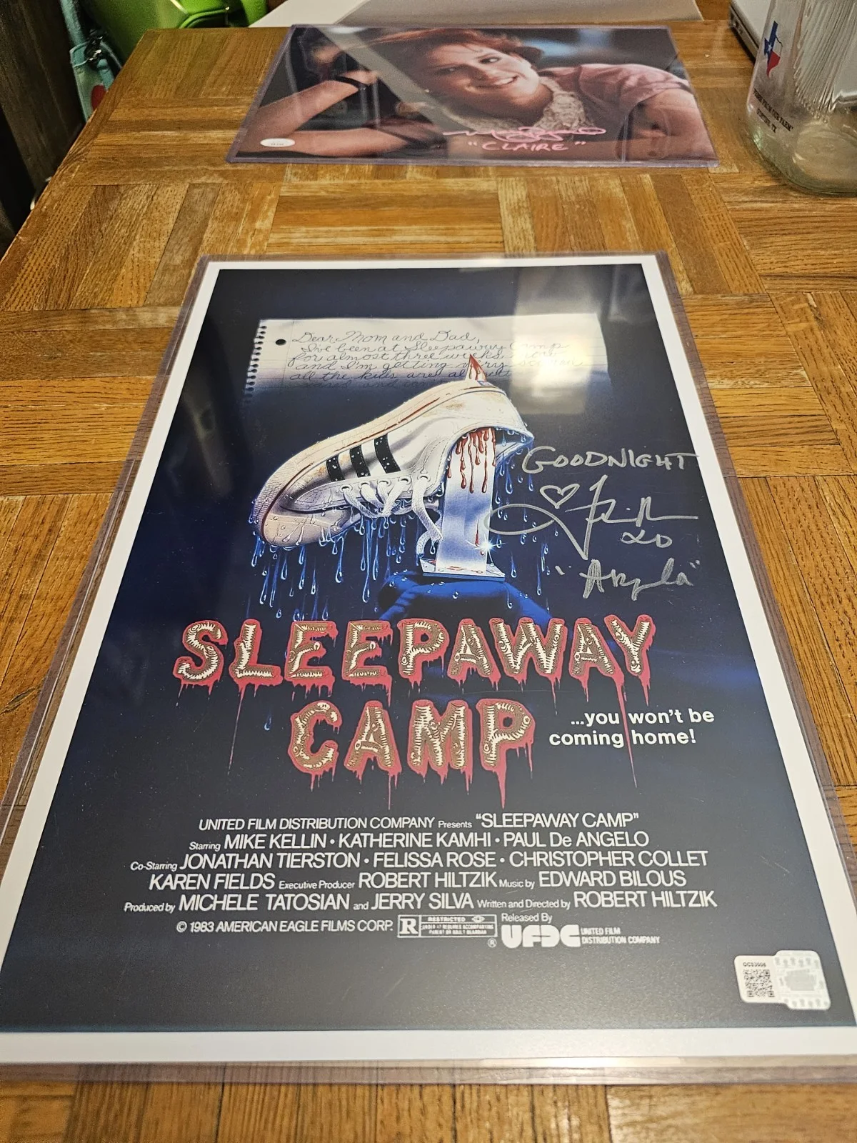 Felissa Rose — FELISSA ROSE SIGNED Sleepaway Camp 11x17 Movie Photo Autograph Horror COA