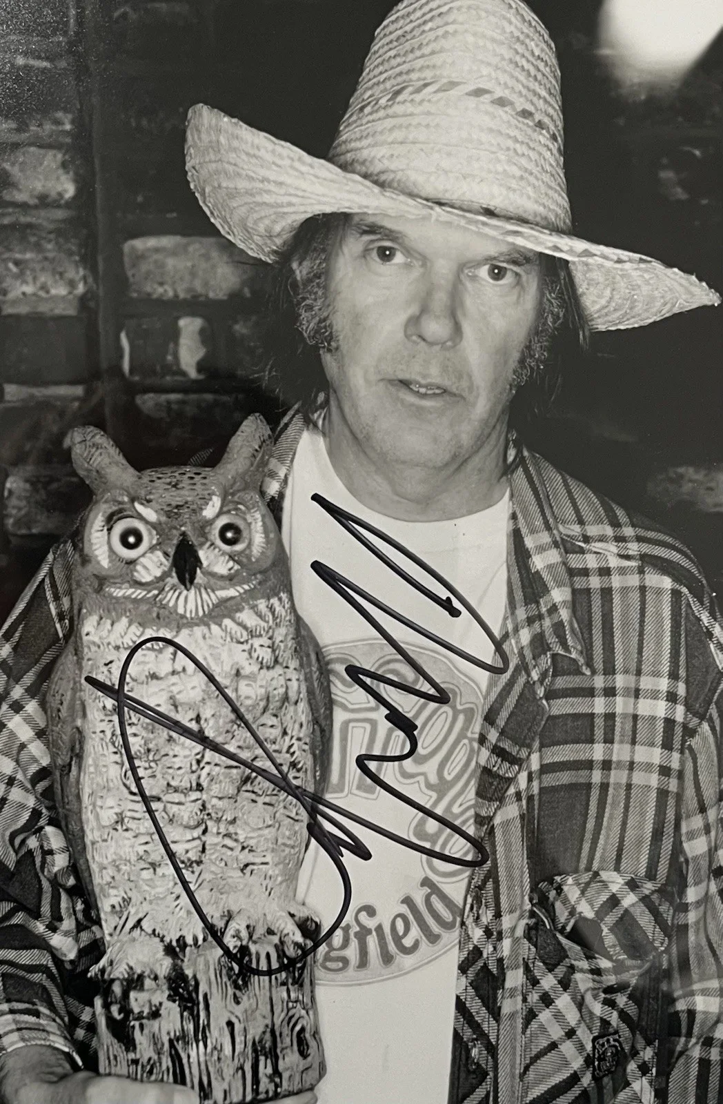 NEIL YOUNG Signed Autograph 8x10 Photo Pictured Framed Matted PSA DNA COA CSNY, изображение 2