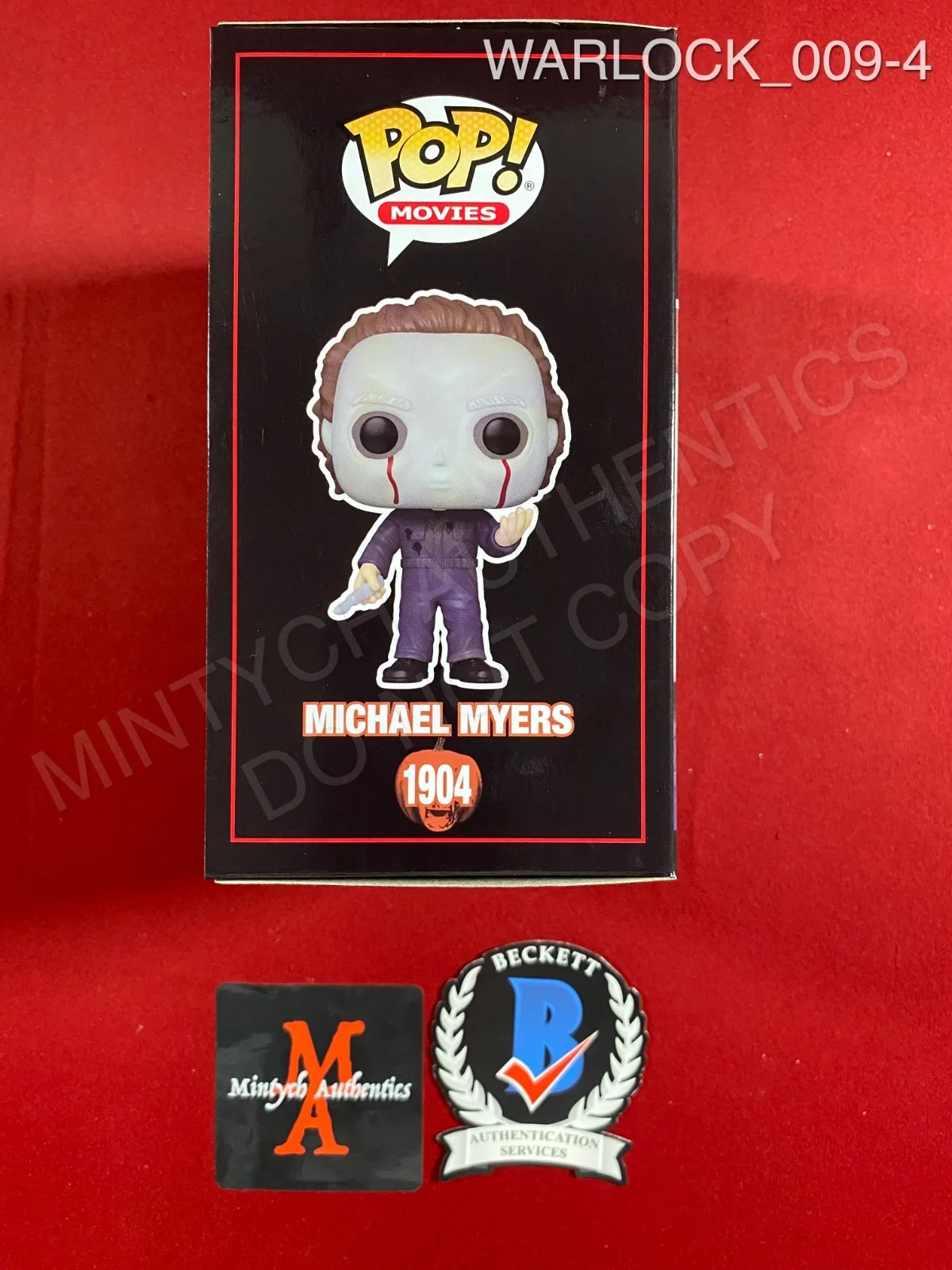 Dick Warlock — Dick Warlock signed Halloween 2 Michael Myers Funko Pop #1904 Beckett COA, изображение 4