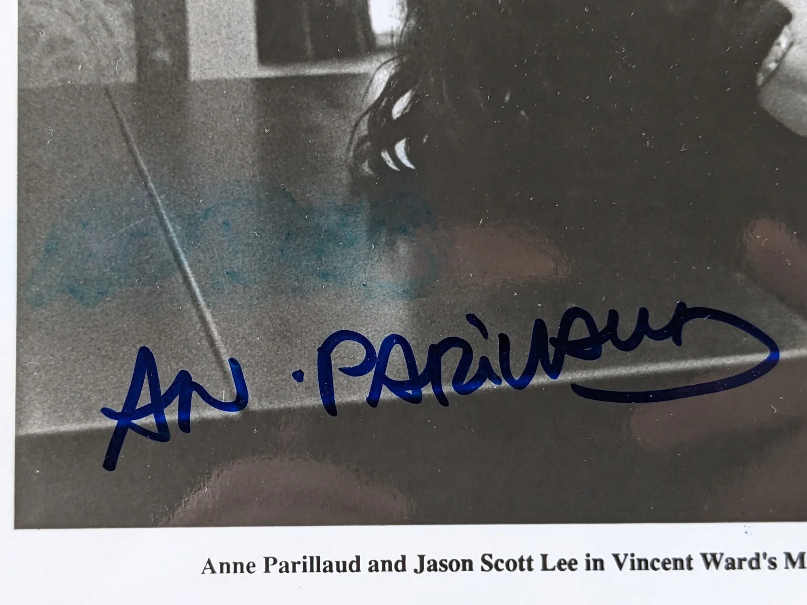 Anne Parillaud — Anne Parillaud Jason Scott Lee Signed 8x10 Map Of The Human Heart Movie Photo, изображение 2
