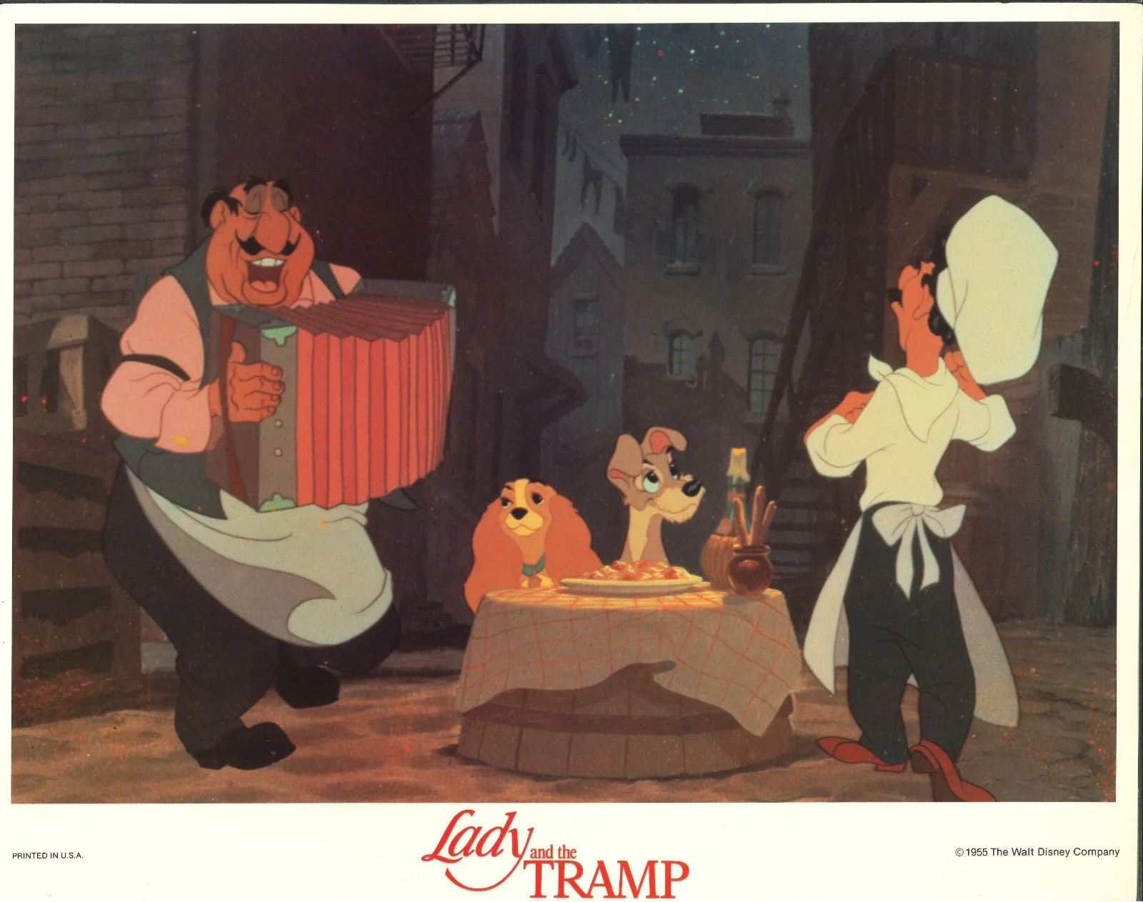 Lady and the Tramp 8x ORIGINAL US Lobby Cards Walt Disney RERELEASE, изображение 3