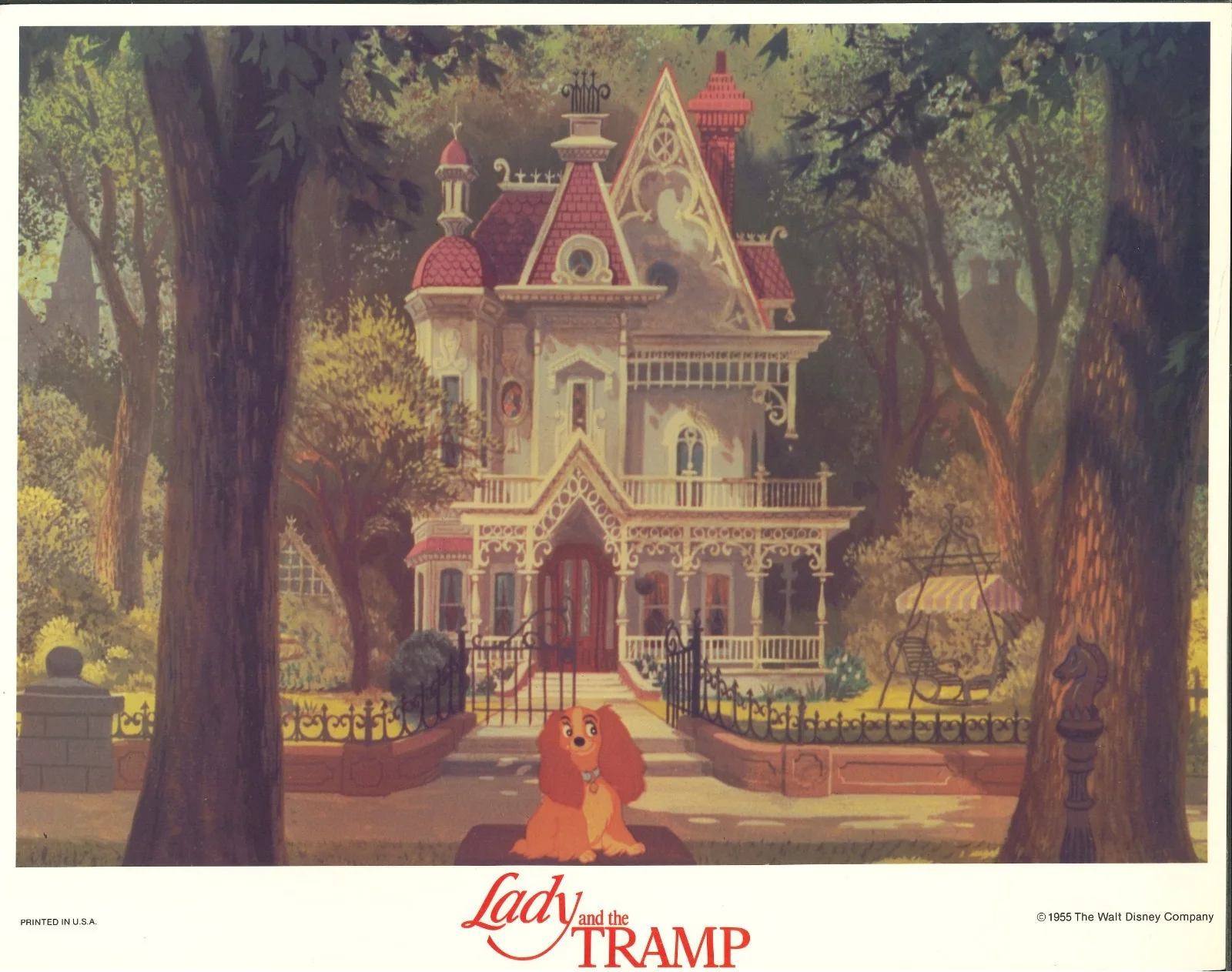 Lady and the Tramp 8x ORIGINAL US Lobby Cards Walt Disney RERELEASE, изображение 5