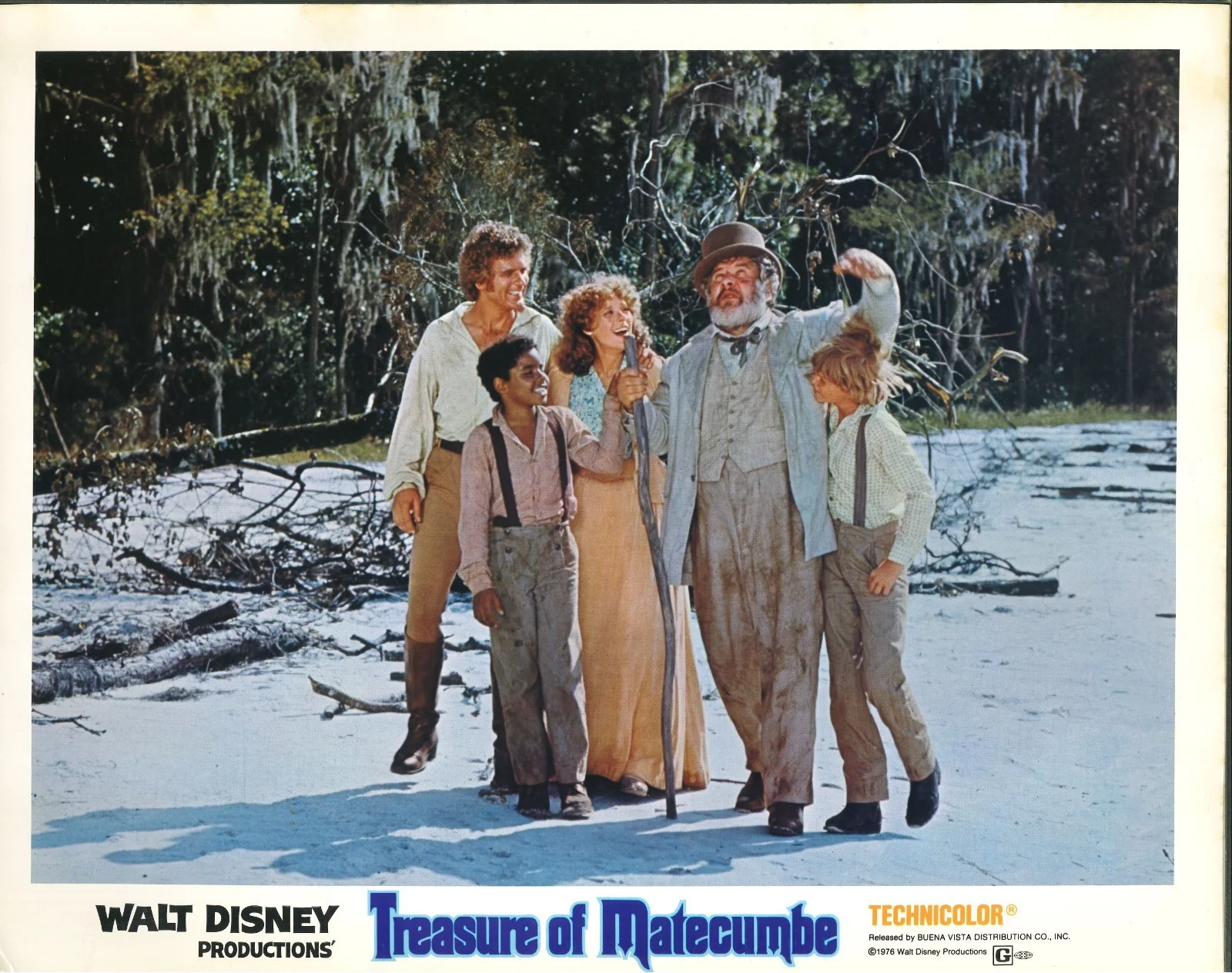 Treasure of Matecumbe 8x ORIGINAL US Lobby Cards Disney 1976, изображение 2