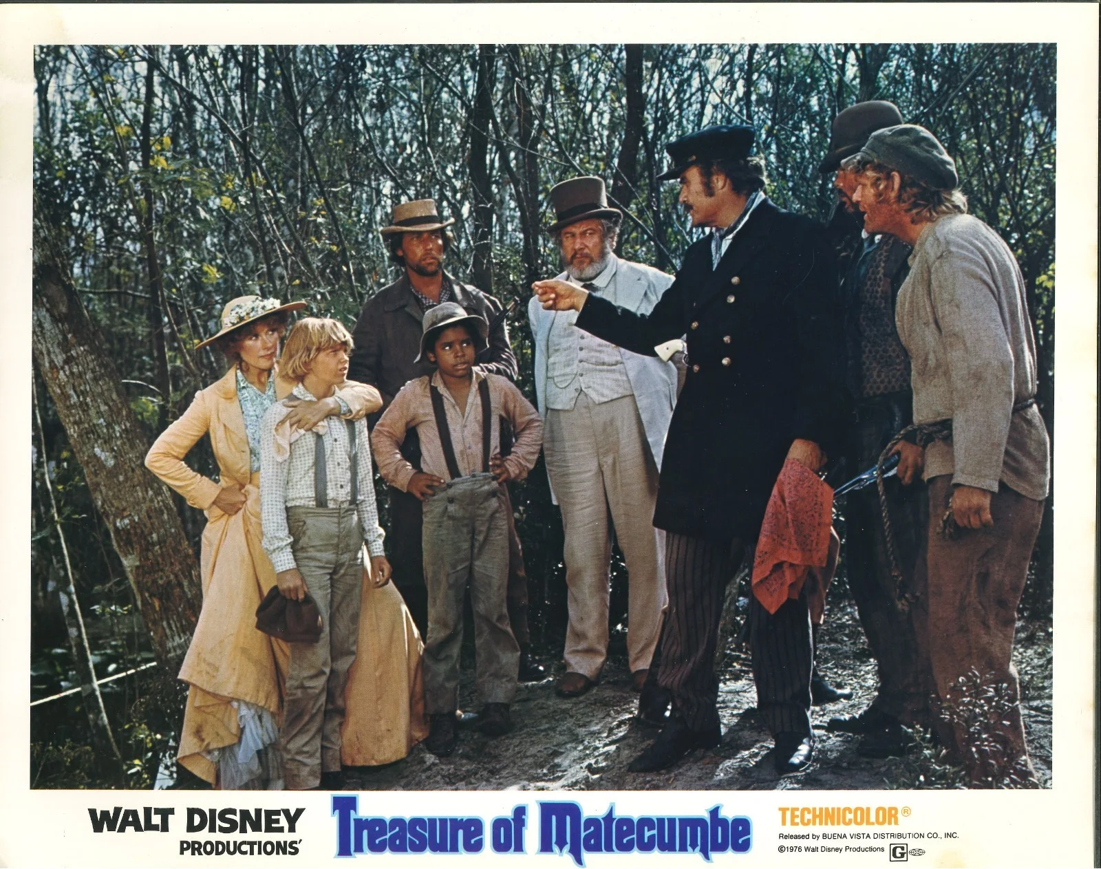 Treasure of Matecumbe 8x ORIGINAL US Lobby Cards Disney 1976, изображение 5