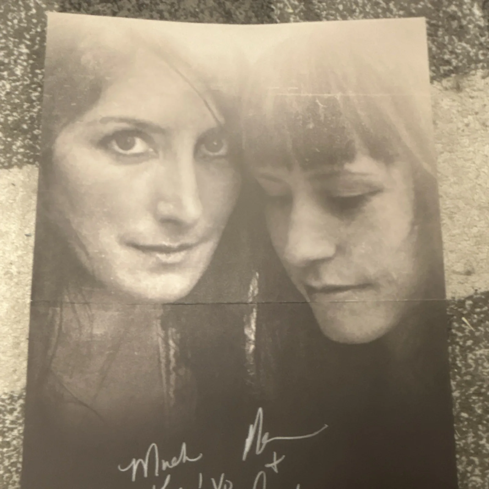 Azure Ray Drawing Down The Moon Original Signed Music Poster, image 3