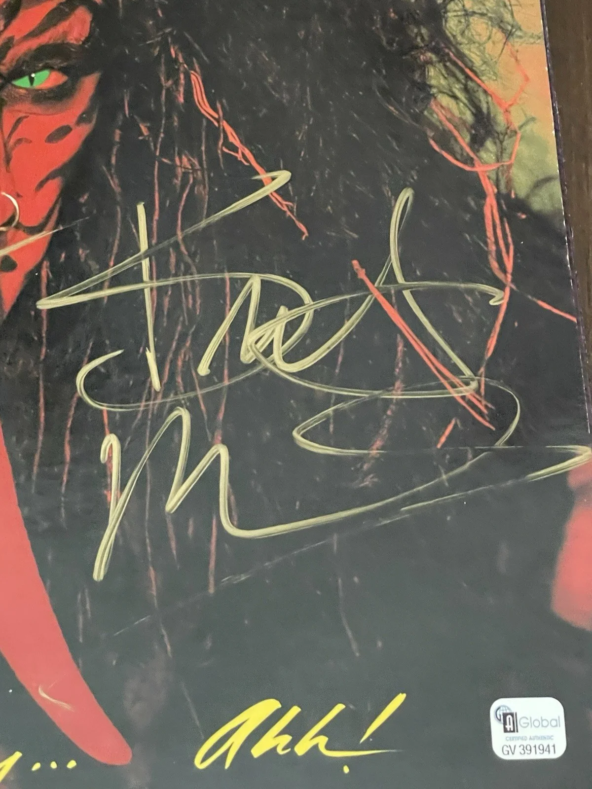BRET MICHAELS POISON Hand signed autographed vinyl album cover, image 3