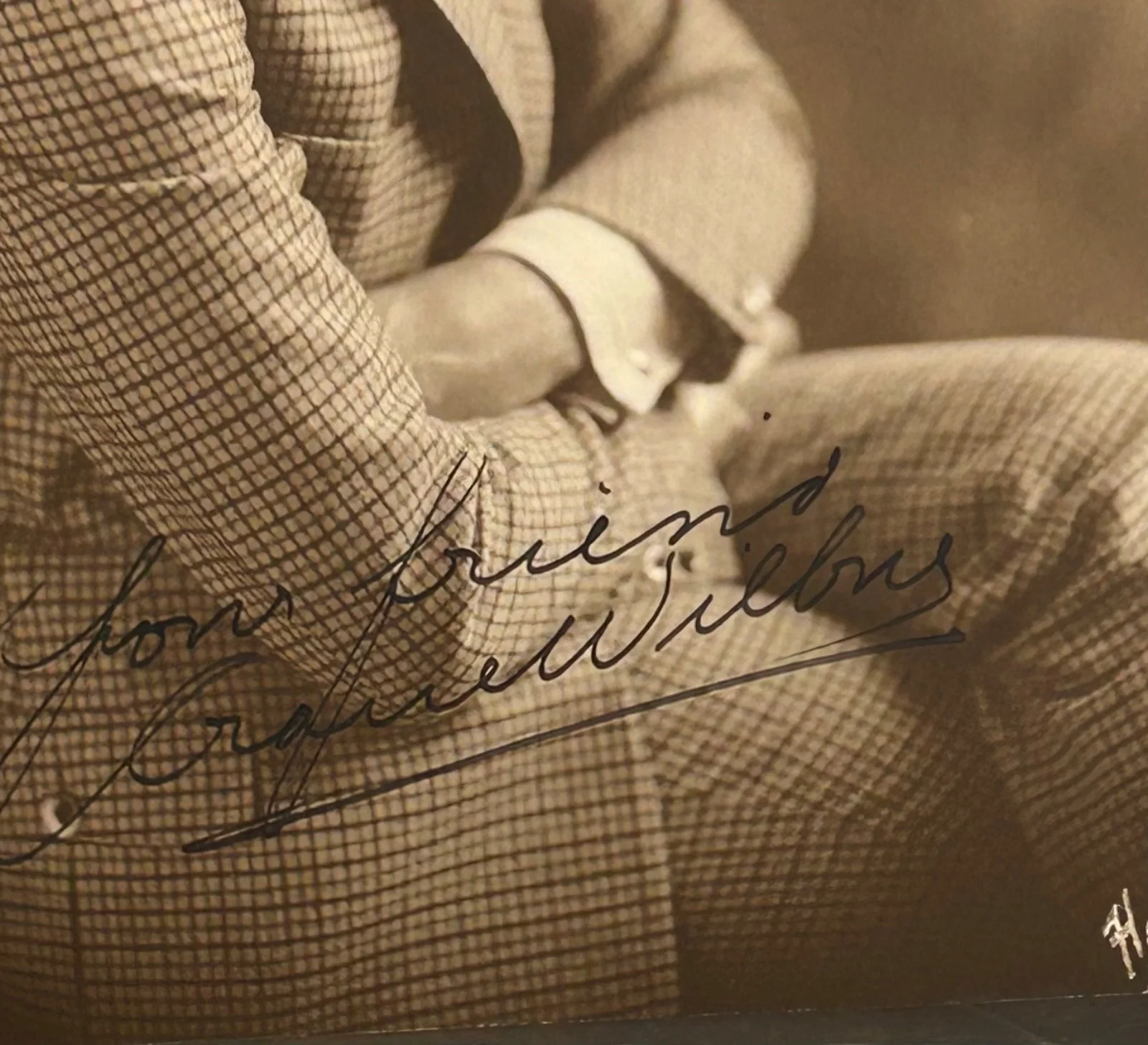 CRANE WILBUR—SIGNED PHOTO—Silent Star—Perils Pauline+Made BAT+MONSTER+HOUSE WAX, изображение 4