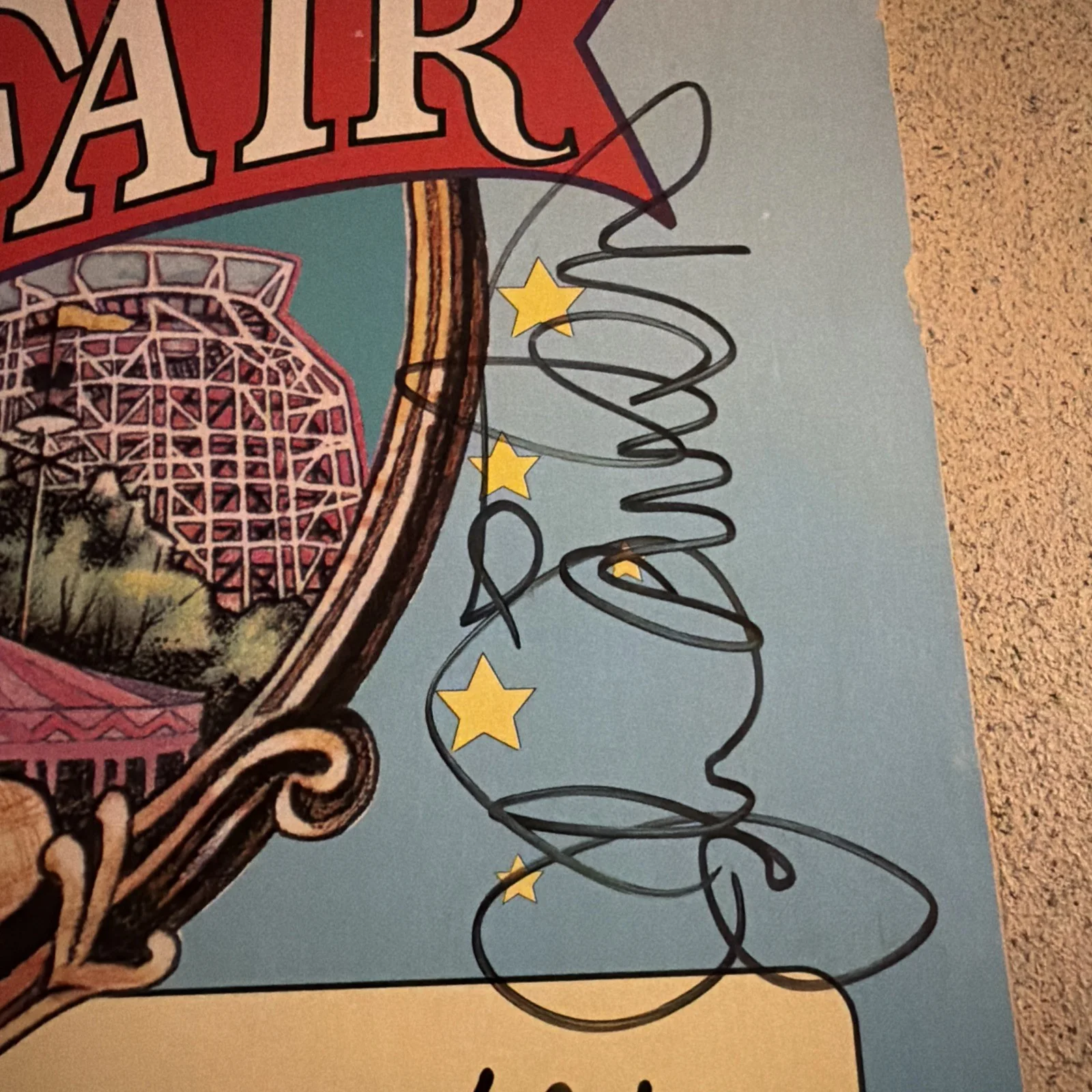 1996 Rodgers & Hammerstein State Fair 14 Cast Signed Poster, image 2