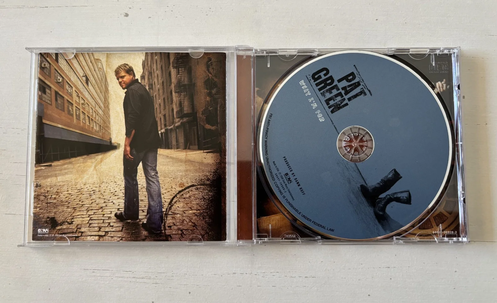 PAT GREEN Autographed Signed "WHAT I’M FOR" CD, image 3