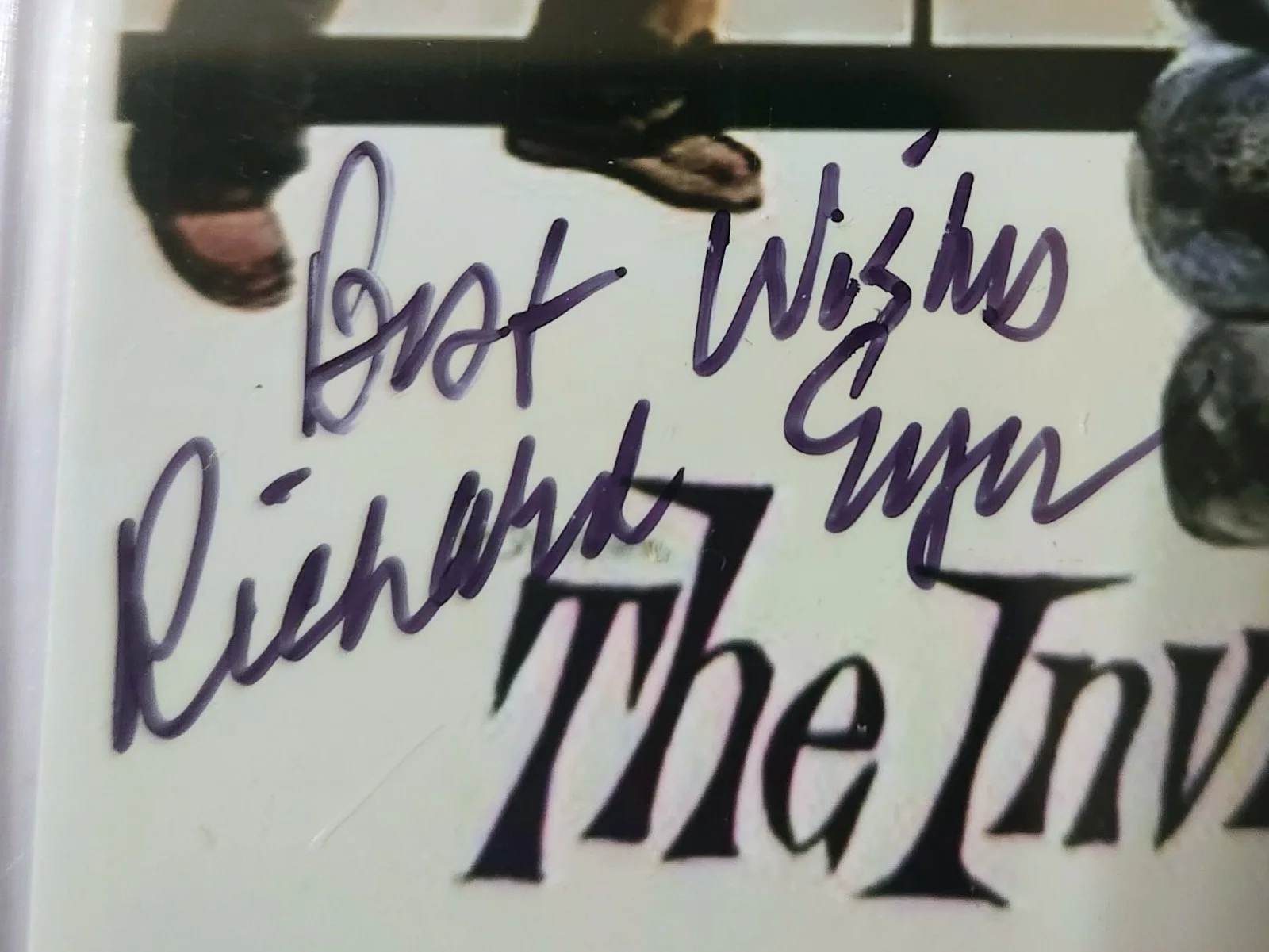 Richard Eyer — The Invisible Boy Movie Card - Richard Eyer Signed Card & Robot Patch Lot (3pcs), изображение 3