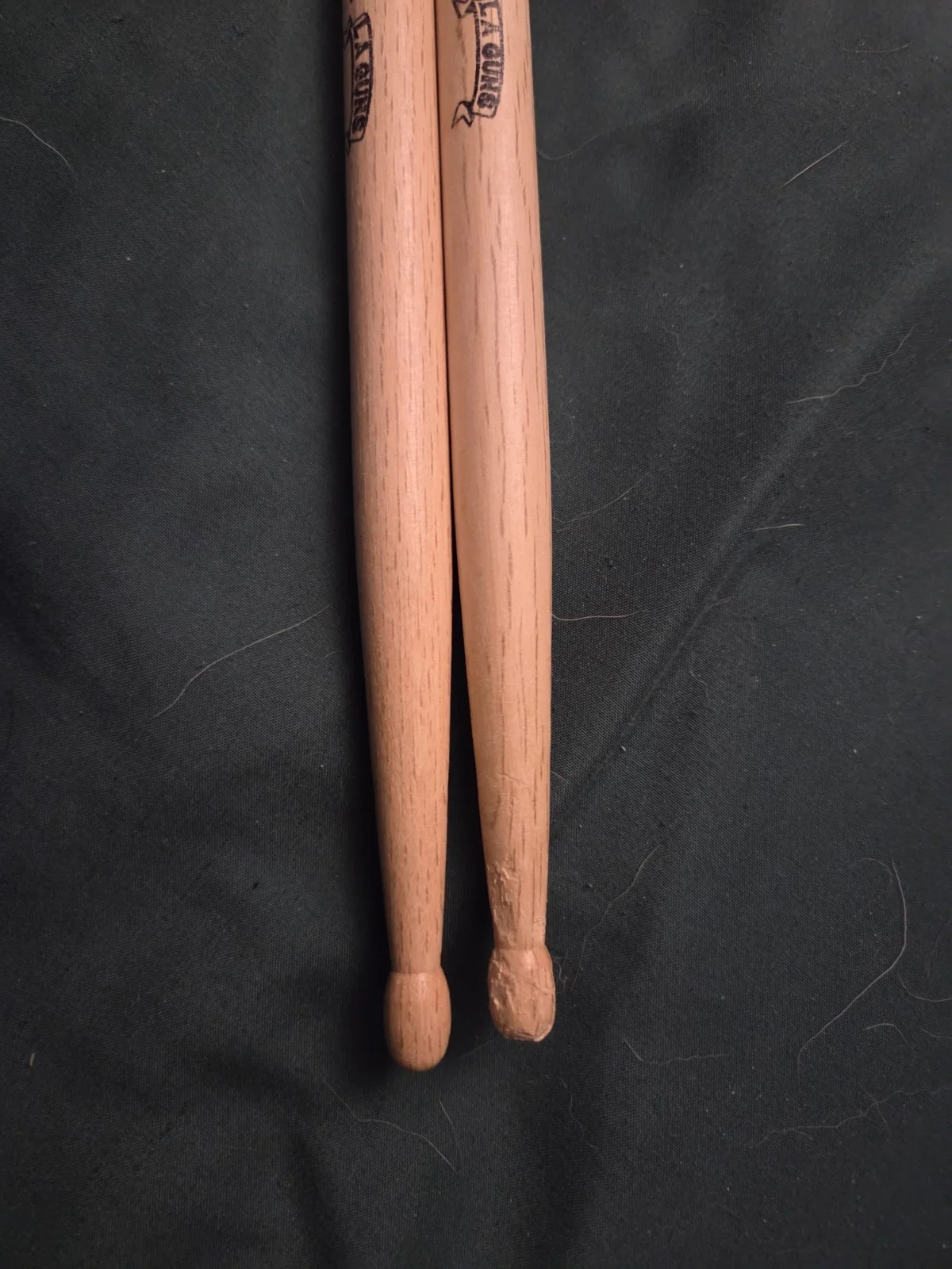 Steve Riley La Guns Signed Drumsticks, image 5
