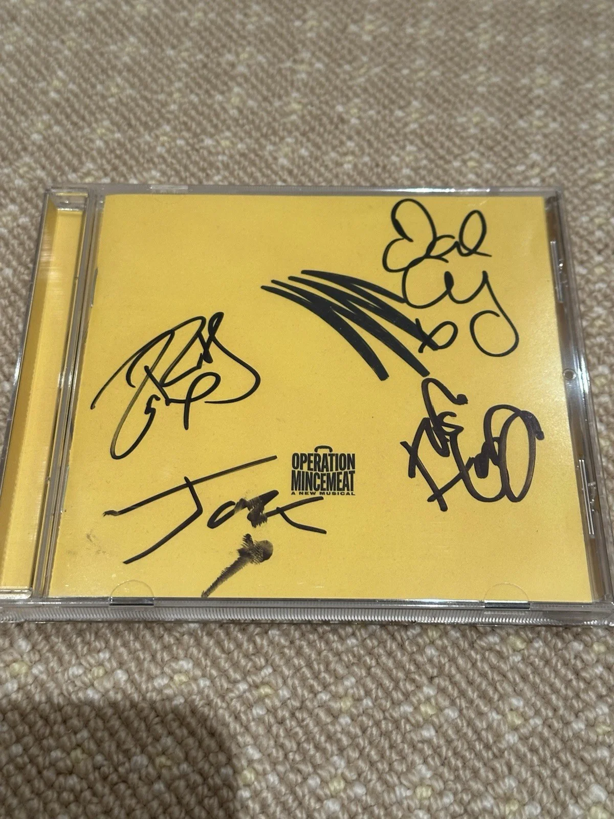 Operation Mincemeat Signed Broadway CD, image 3