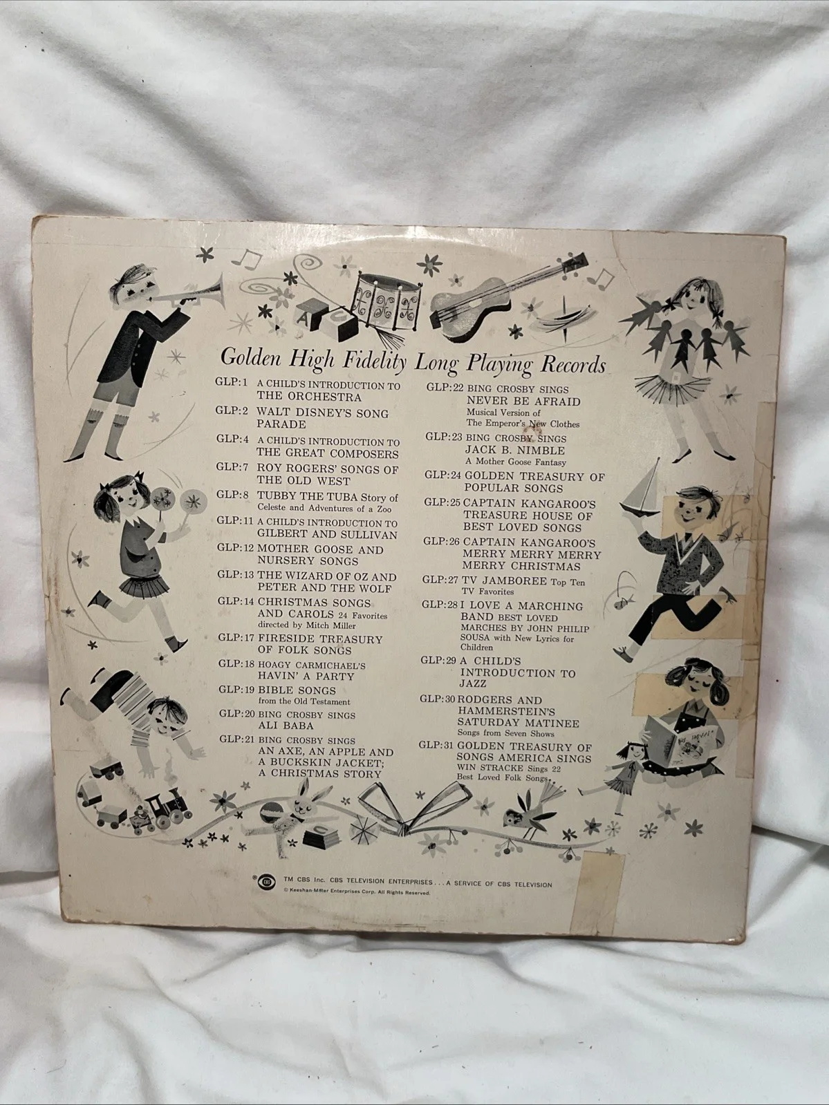 Captain Kangaroo — Captain Kangaroo Signed Autograph Merry Merry Christmas Record LP Bob Keeshan, изображение 3