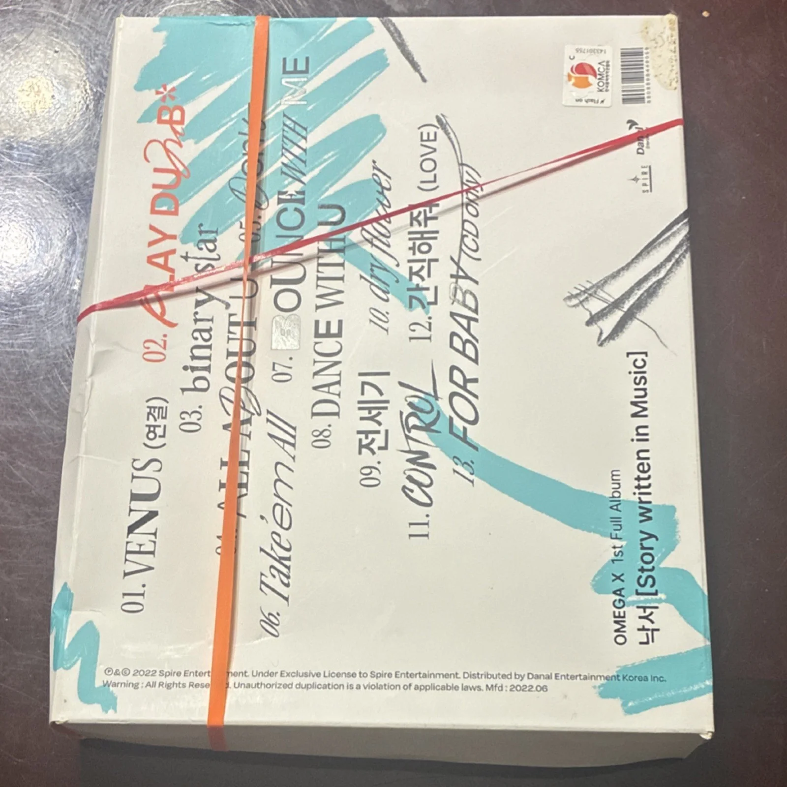 OMEGA X Autographed CD Album Story Written in Music with Booklet, изображение 3