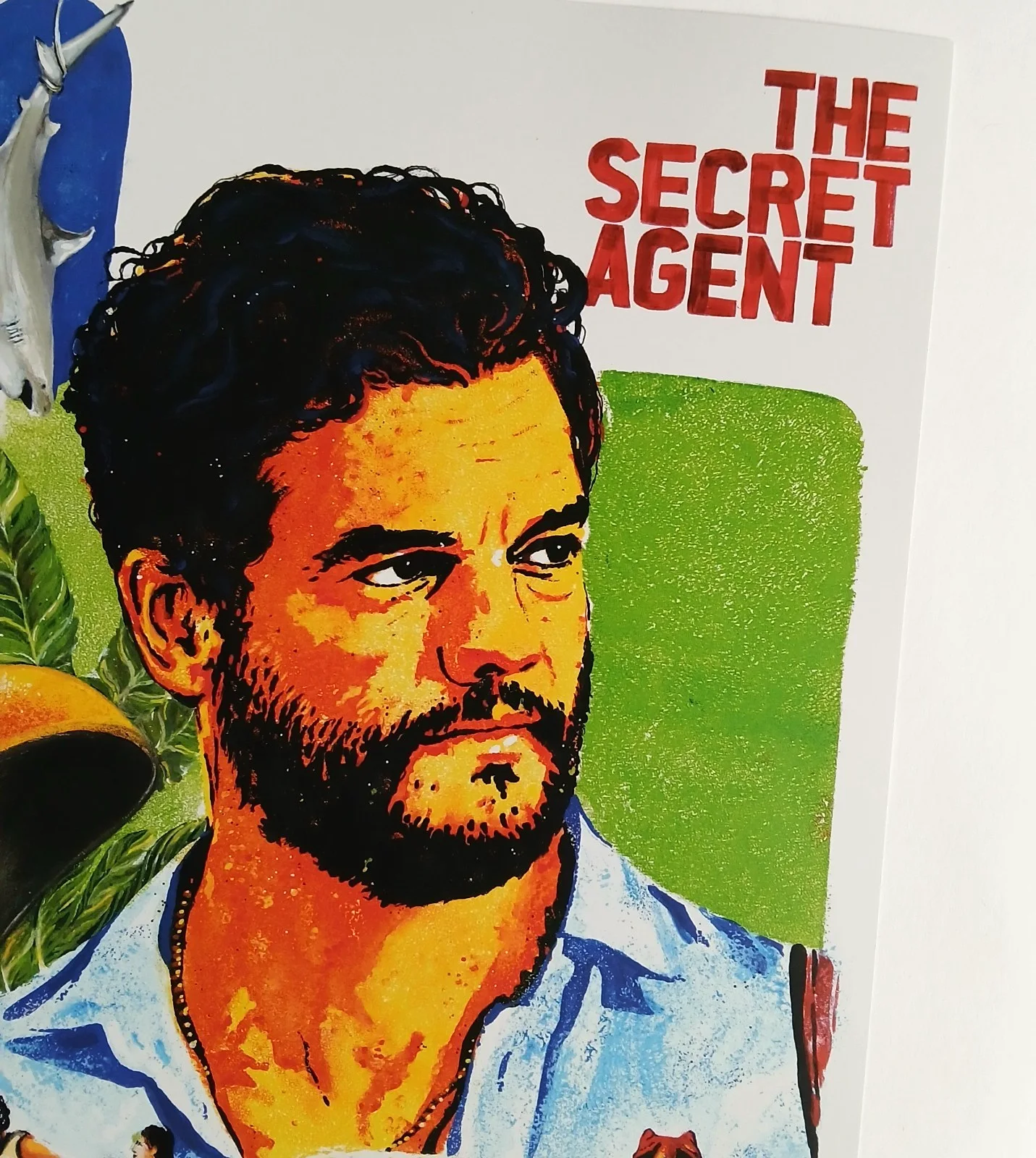 A4 Promo Movie Film Poster - The Secret Agent - Artwork by Ully Flores, изображение 2