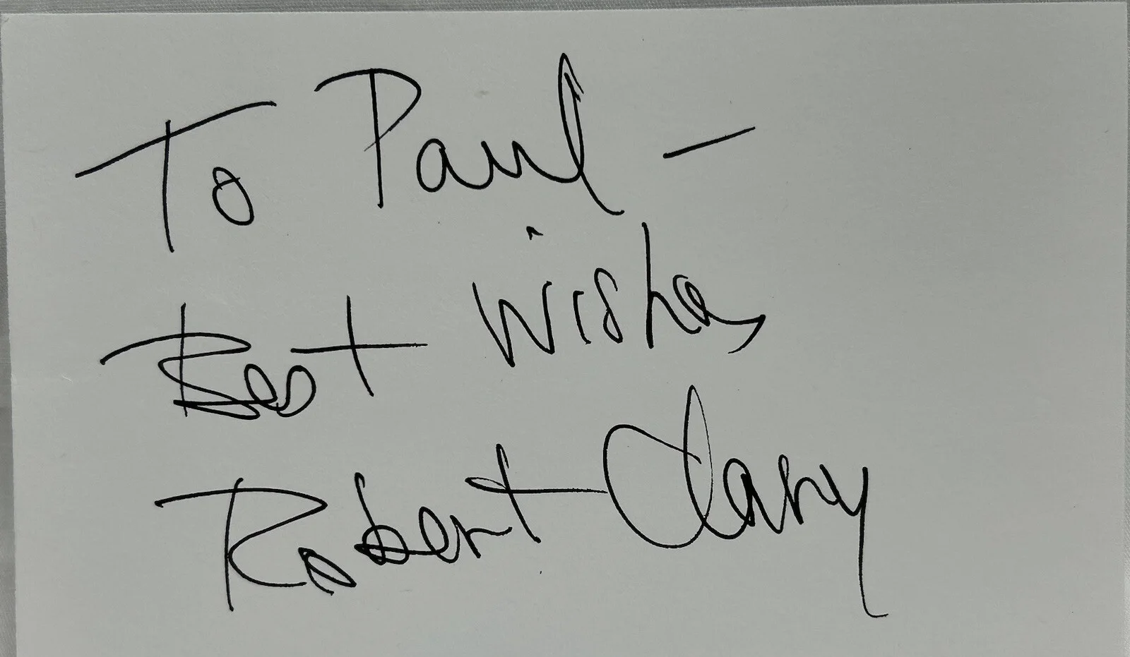 Robert Clary aka Cpl LeBeau — Robert Clary French Actor as Cpl LeBeau in Hogans Heroes Signature Original, изображение 4