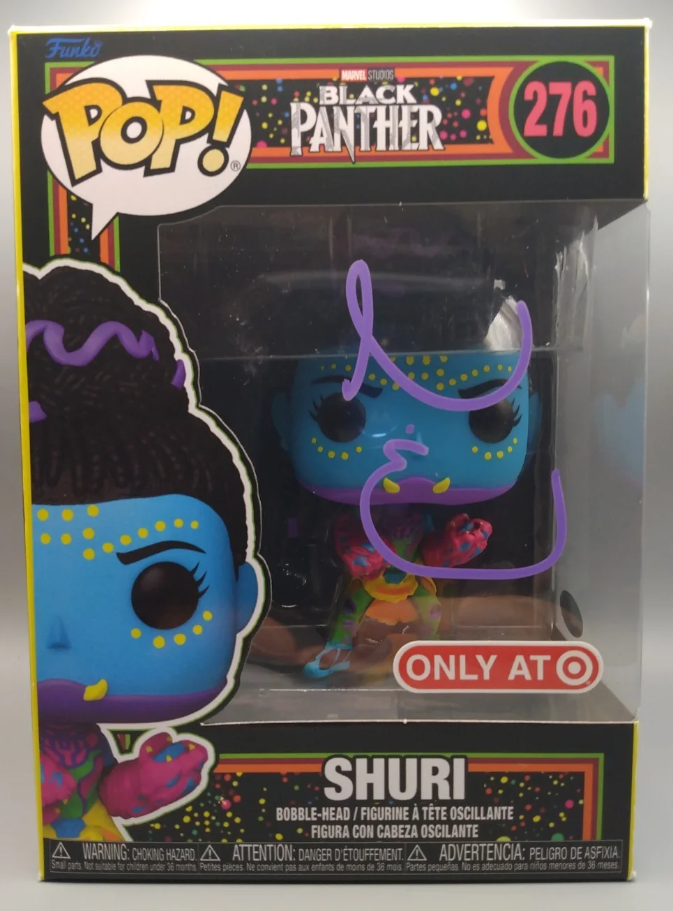 Letitia Wright — Letitia Wright Signed Autographed Shuri #276 Funko Pop COA #3102828 AUTO