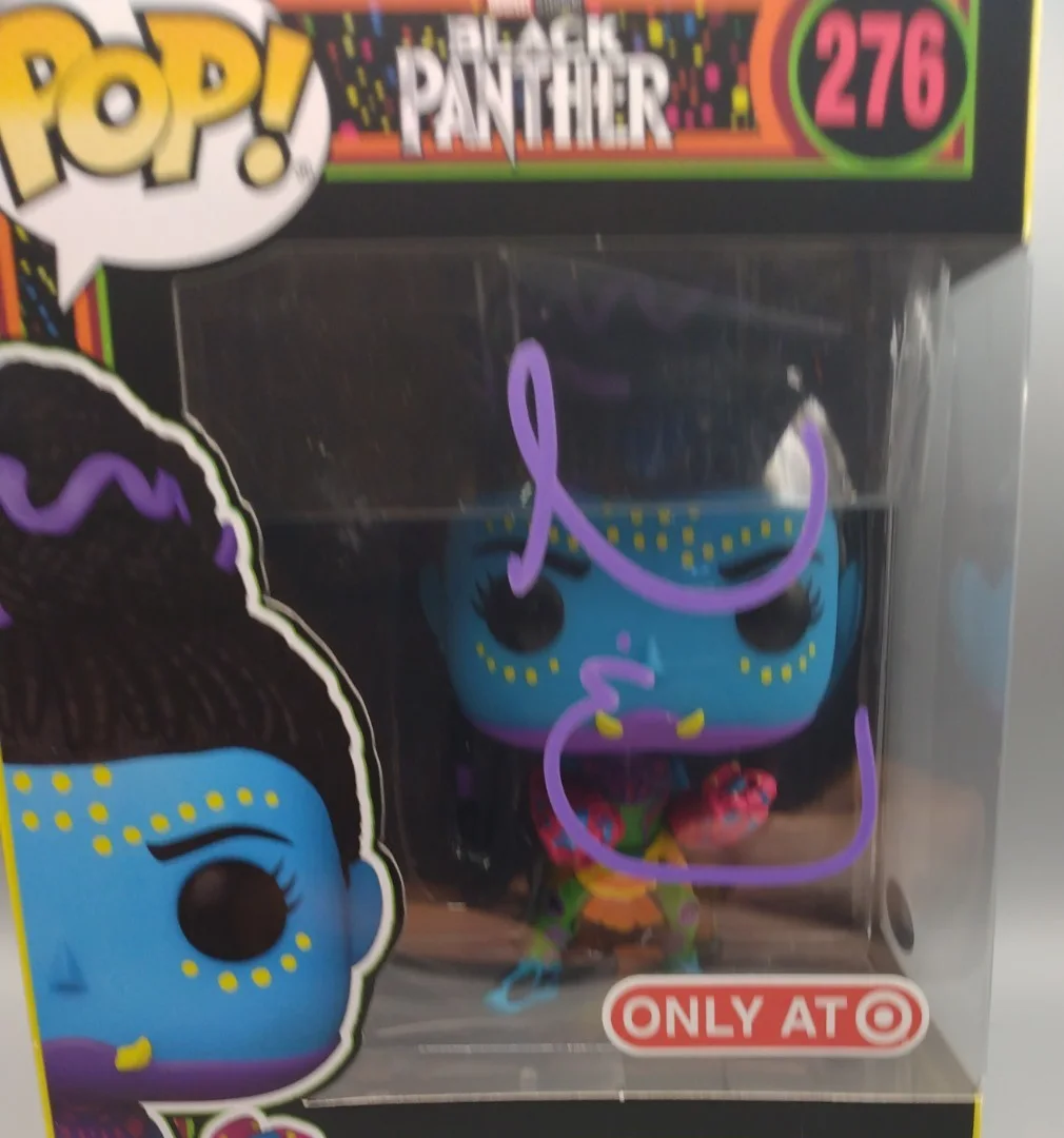 Letitia Wright — Letitia Wright Signed Autographed Shuri #276 Funko Pop COA #3102828 AUTO, image 2