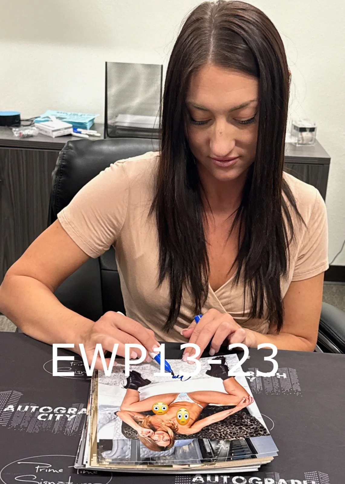 Hot Sexy Whitney OC Signed Autograph 8x10 Photo Adult Film Star Beckett BAS, изображение 2