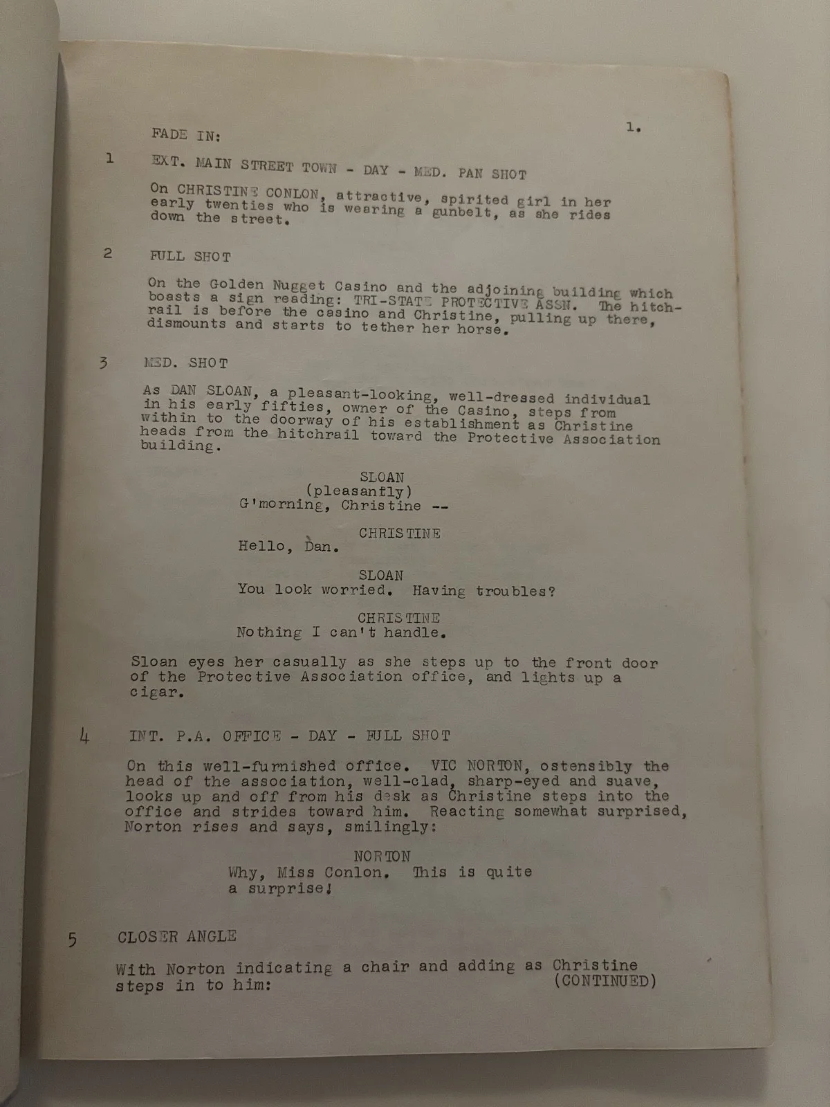 Stunt Man Troy Melton — "The Cisco Kid"-Original script of Duncan Renaldo's Stuntman Troy Melton Signed, изображение 3