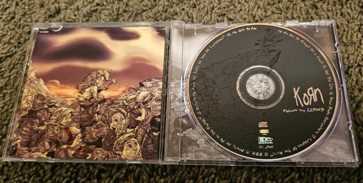 Korn - Follow The Leader SIGNED AUTOGRAPH CD! MUNKY! HEAD! RARE!, изображение 3