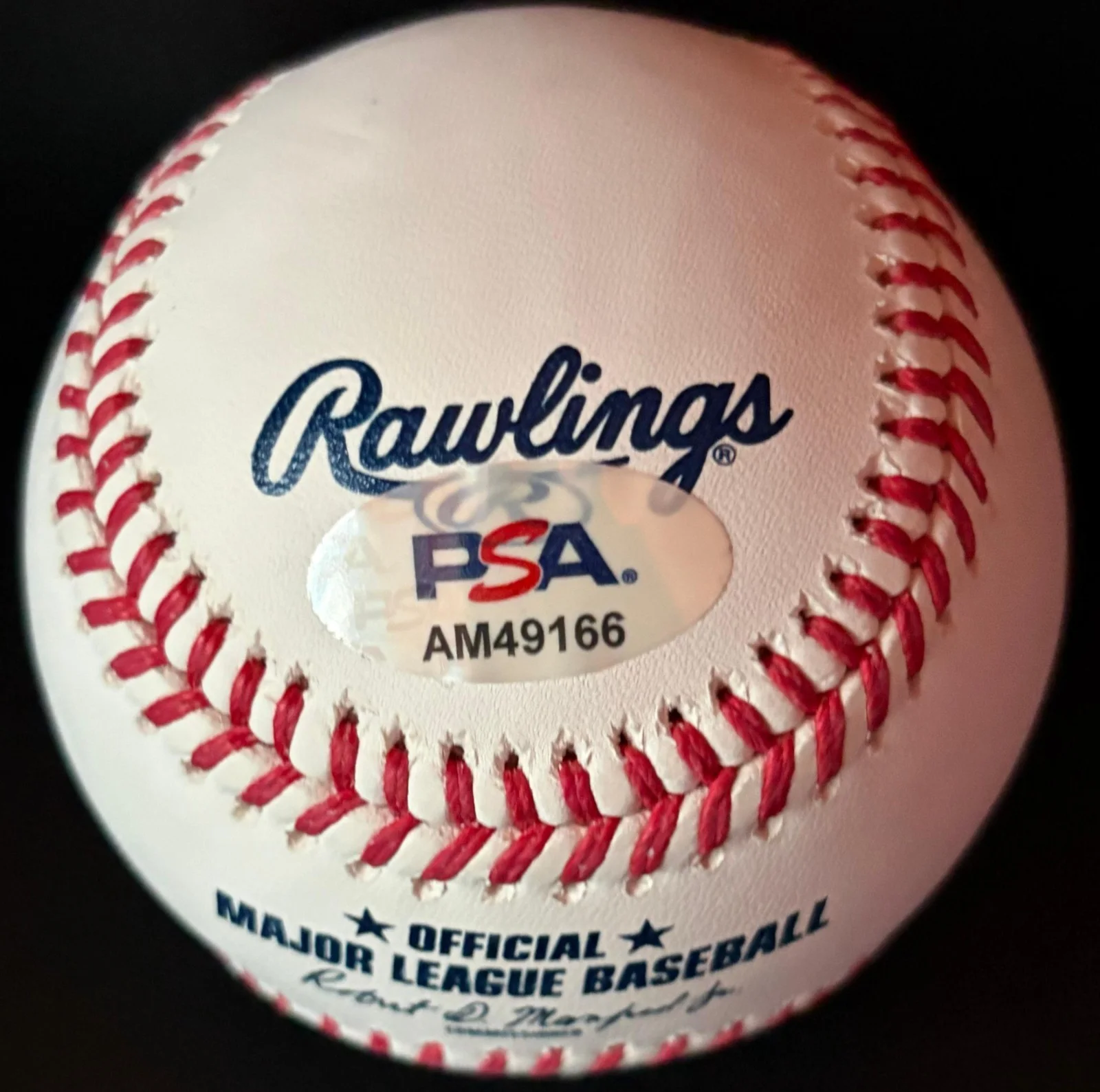 Billy Joel — BILLY JOEL SIGNED AUTOGRAPH RAWLINGS OMLB BASEBALL PIANO MAN RARE FULL NAME PSA, изображение 3
