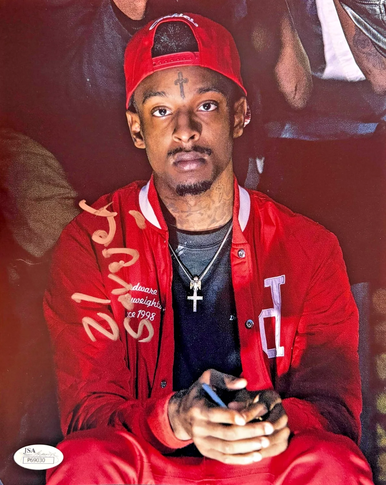 21 Savage — 21 SAVAGE SIGNED AUTOGRAPHED 8X10 PHOTO HIP HOP RAPPER RARE JSA COA