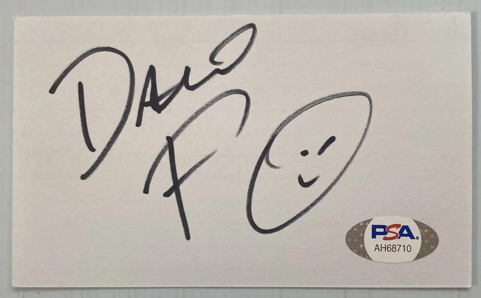 Dave Franco — Now You See Me Dave Franco Signed Autograph 3x5 Index Card - PSA DNA- FREE S&H!, изображение 2
