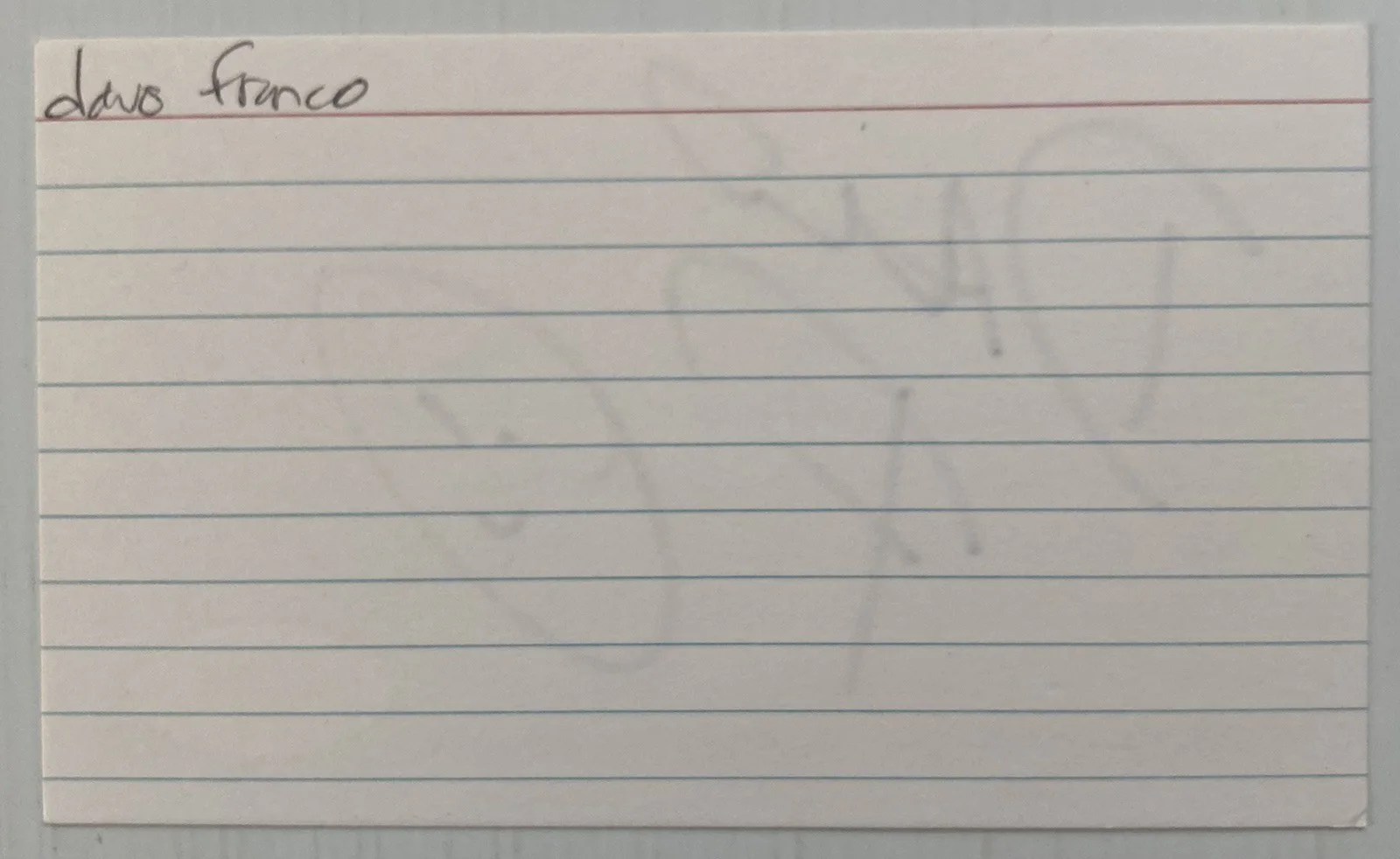 Dave Franco — Now You See Me Dave Franco Signed Autograph 3x5 Index Card - PSA DNA- FREE S&H!, изображение 3