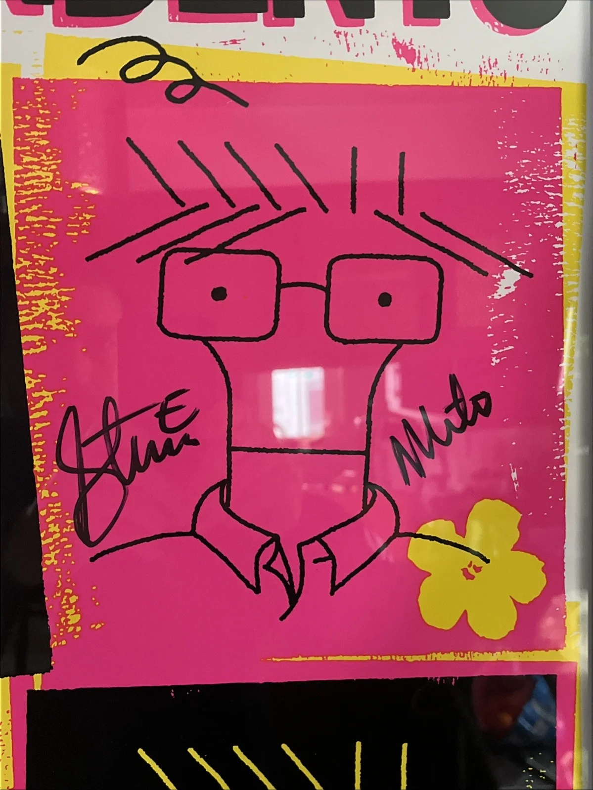Descendants Tour Poster Signed By Band Warhol Inspired Authentic Pittsburgh Show, изображение 3