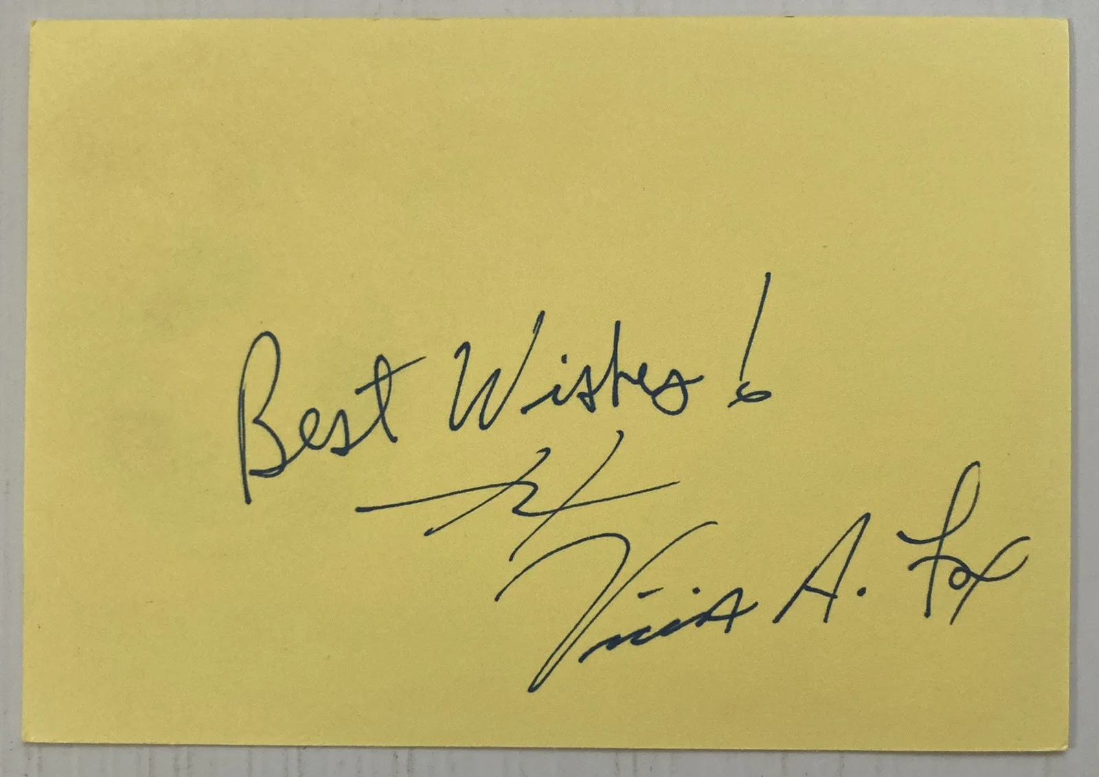 Vivica A. Fox — Independence Day Vivica A Fox Signed Autograph 3.5x5 Card - JSA Cert - FREE S&H!, изображение 2