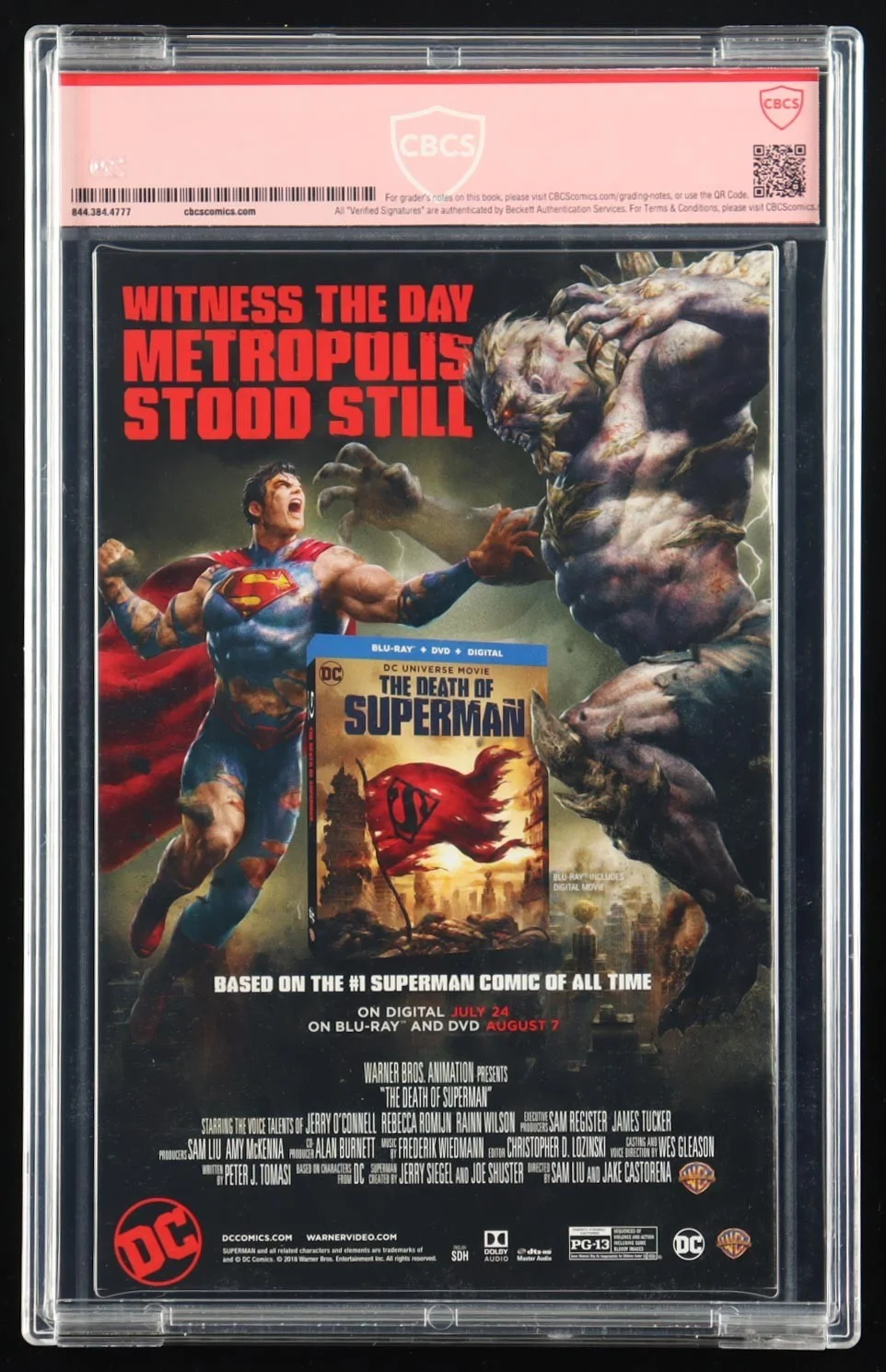 Amber Heard — Amber Heard Signed 2018 "Aquaman" #39B DC Comic Book [Beckett CBCS] Middleton VC, image 2