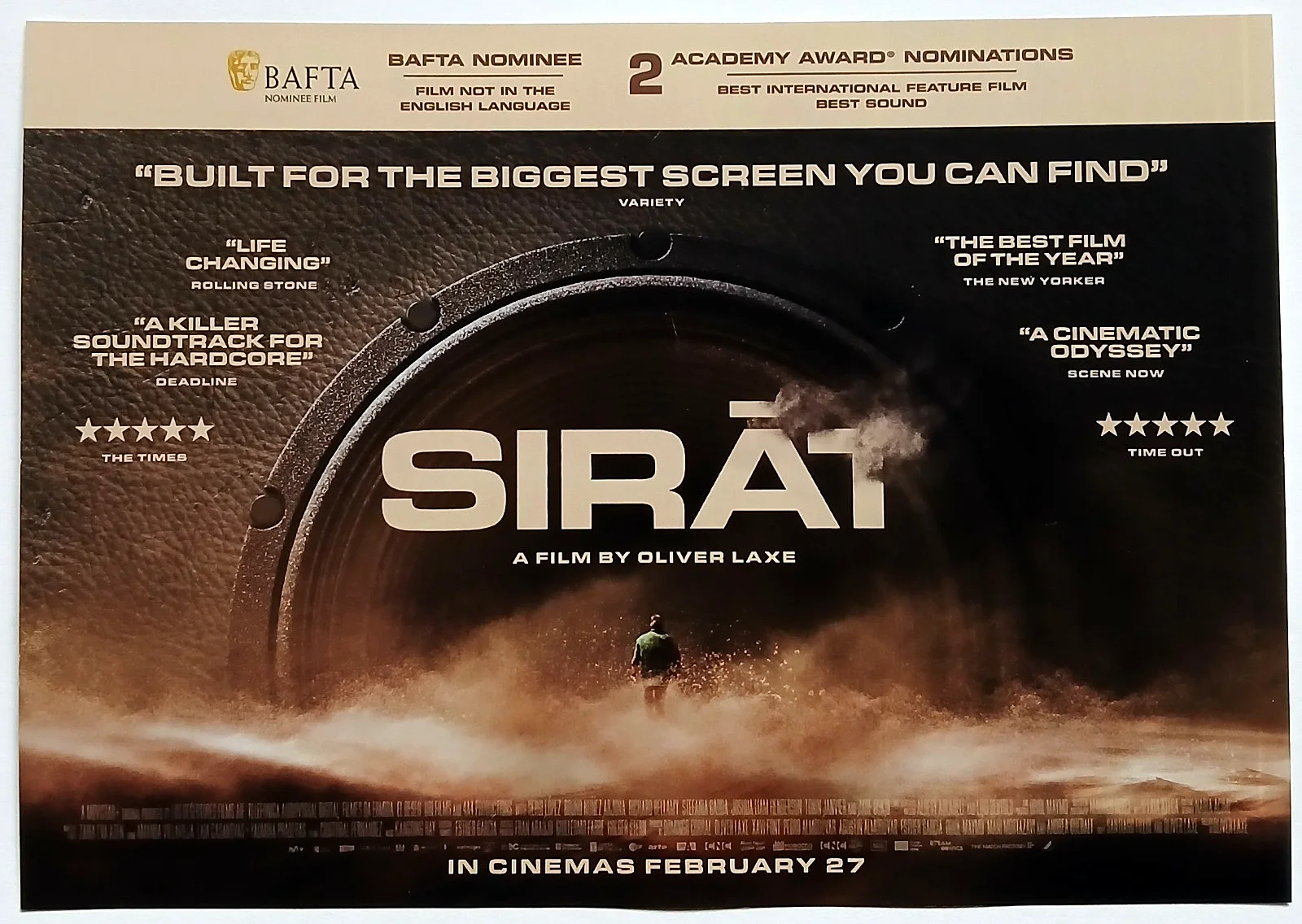 Sirat Film Movie Flyers x 2 Oliver Laxe ( Not a DVD ), image 2