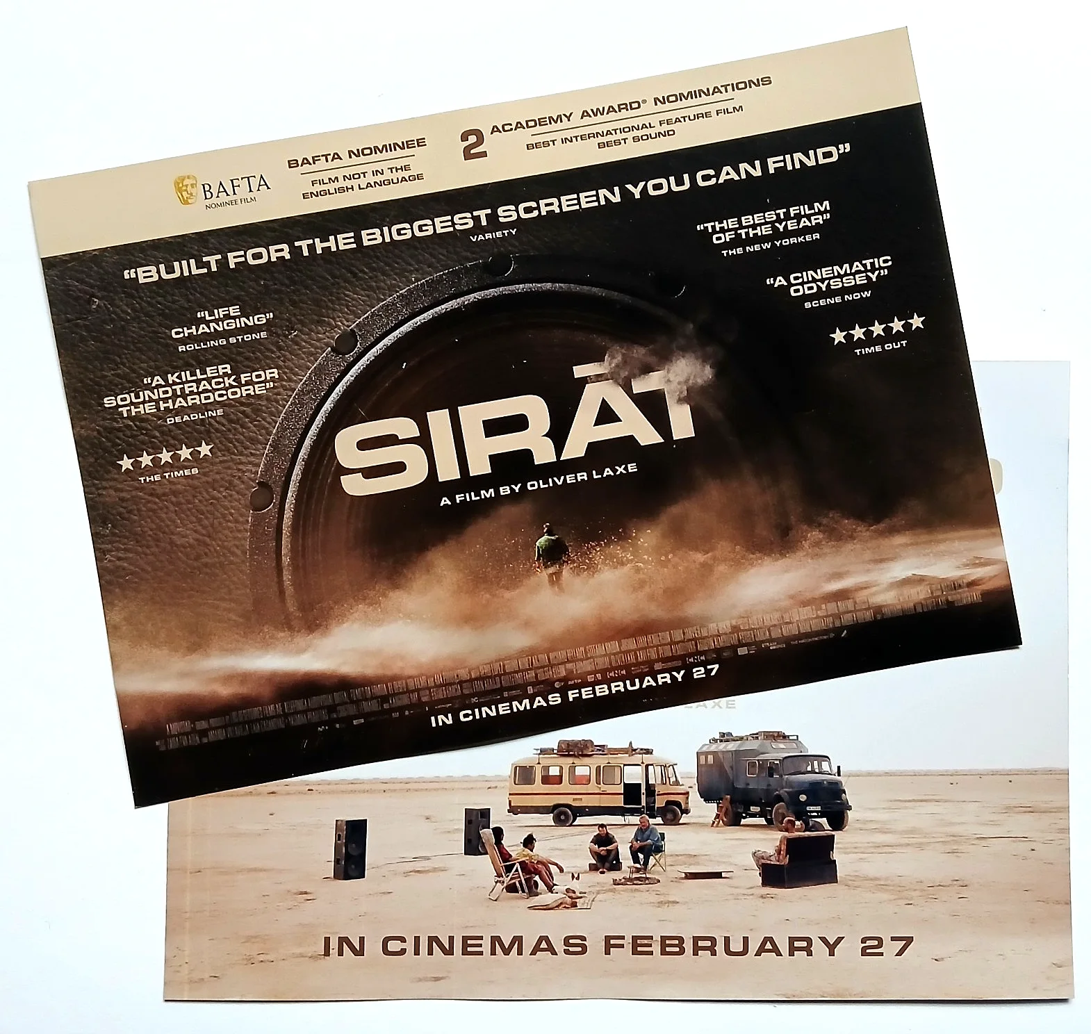 Sirat Film Movie Flyers x 2 Oliver Laxe ( Not a DVD ), image 4