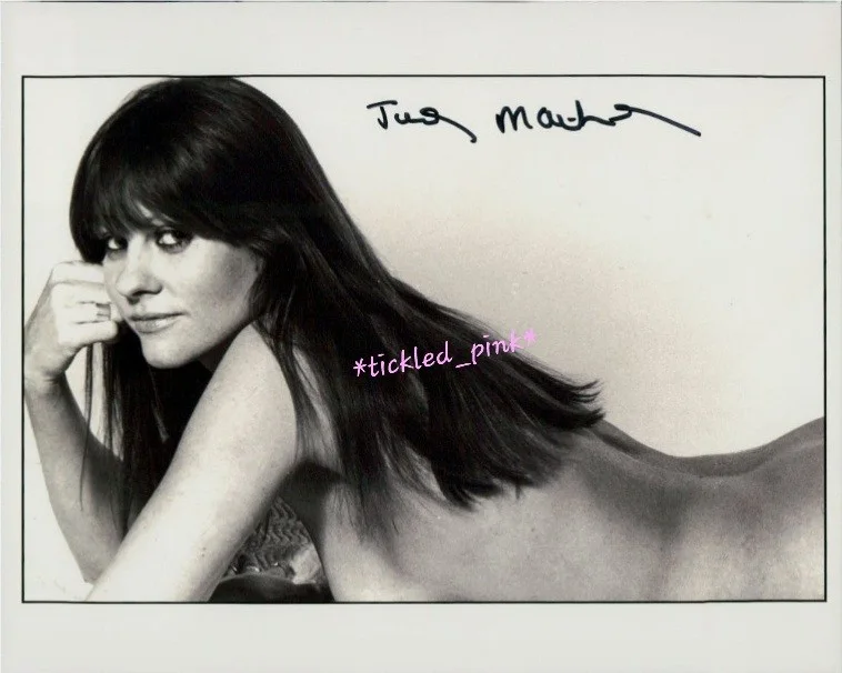 Judy Matheson — Scream queen Judy Matheson-From Twins Of Evil signed 8x10 Photo w/COA ((Flawed))