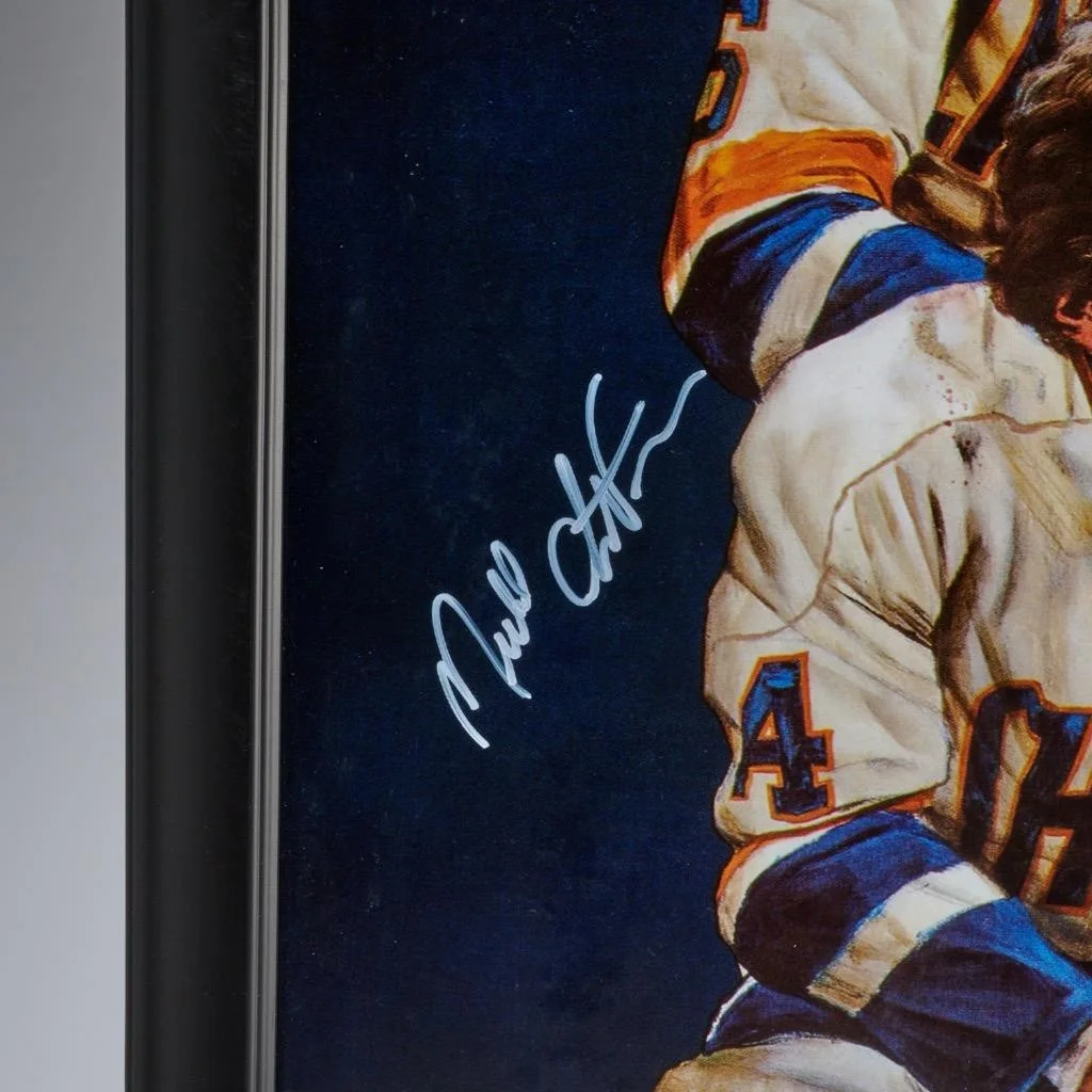 Paul Newman, Lindsay Crouse, Jennifer Warren — Paul Newman Slap Shot Cast Signed Autographed Hockey Movie Poster Frame 34.25"h, изображение 4