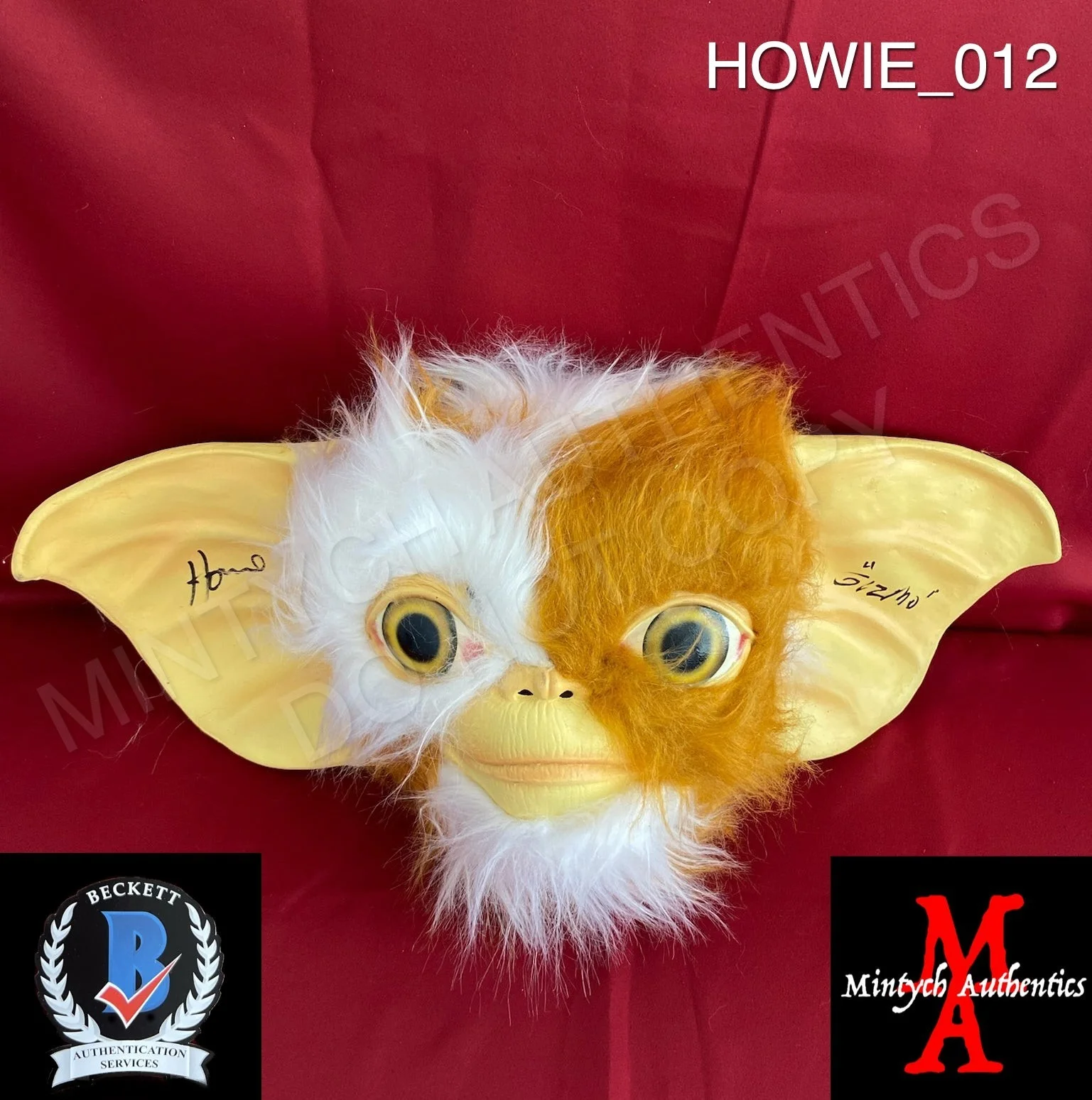 Howie Mandel — Howie Mandel signed Trick or Treat Studios full head Gizmo mask Gremlins Beckett