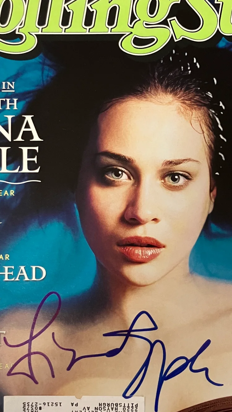 FIONA APPLE SIGNED/AUTOGRAPHED ROLLING STONE MAGAZINE WITH COA, image 2
