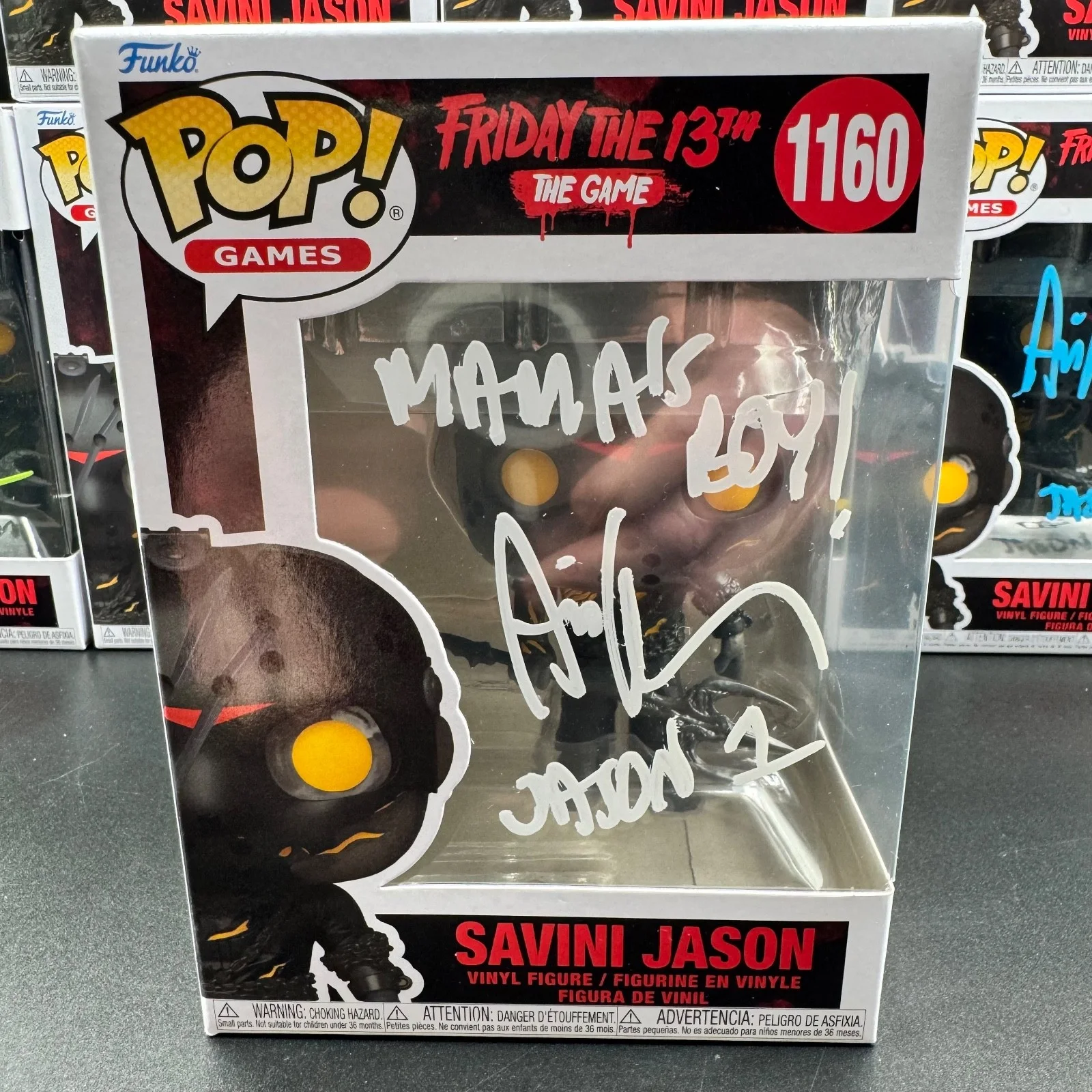 Ari Lehman — Ari Lehman Signed Jason Voorhees Savini Funko - Beckett - PICK YOUR INSCRIPTION!, изображение 2