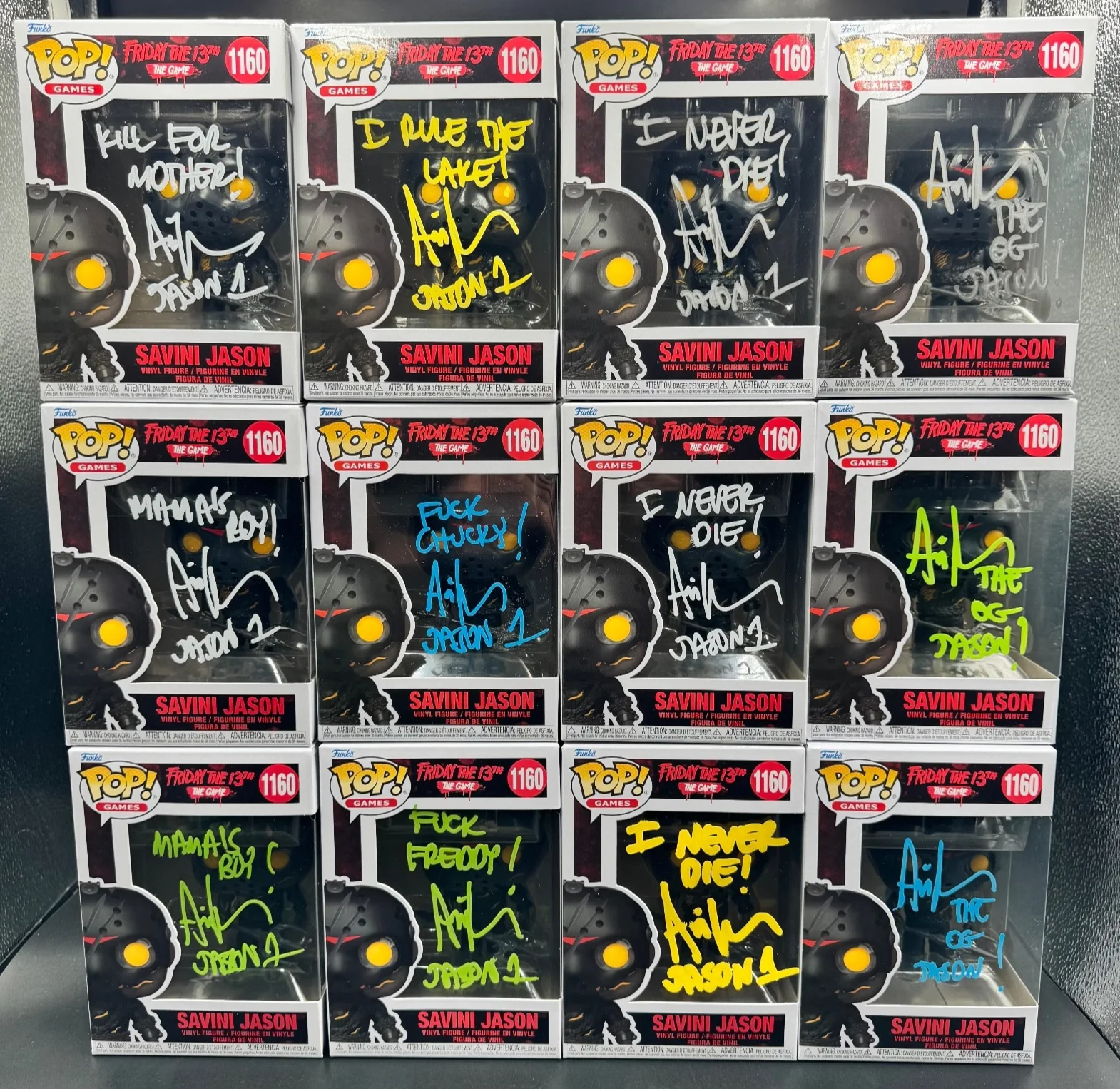 Ari Lehman — Ari Lehman Signed Jason Voorhees Savini Funko - Beckett - PICK YOUR INSCRIPTION!, изображение 3