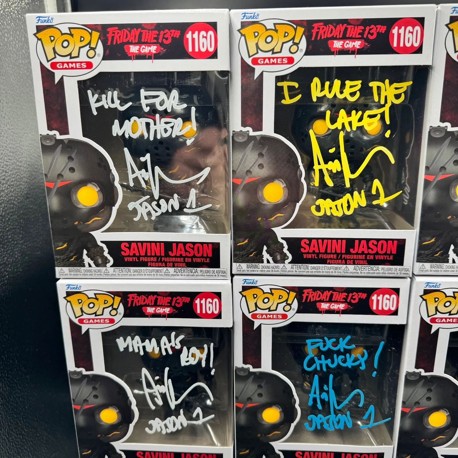 Ari Lehman — Ari Lehman Signed Jason Voorhees Savini Funko - Beckett - PICK YOUR INSCRIPTION!, изображение 4