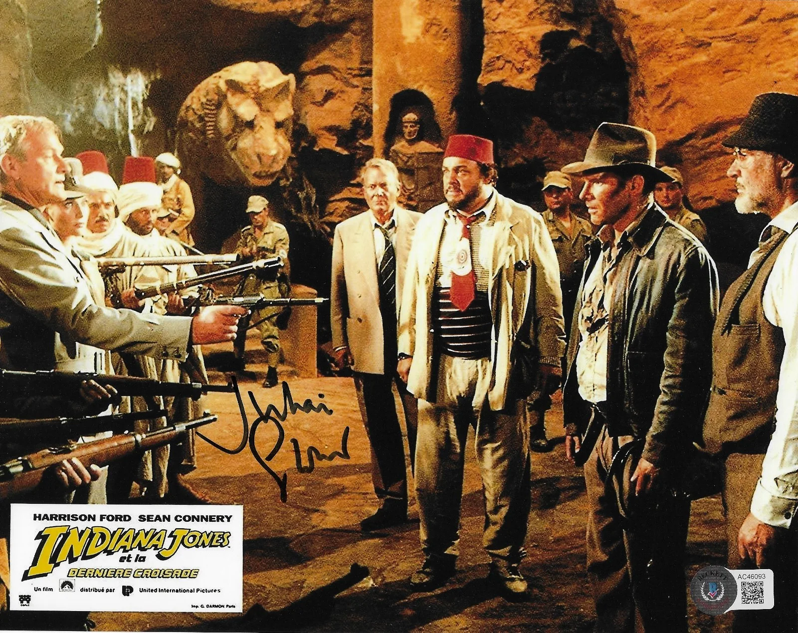 Julian Glover — Julian Glover BAS Signed 8x10 Photo Autographed Indiana Jones & Last Crusade 93